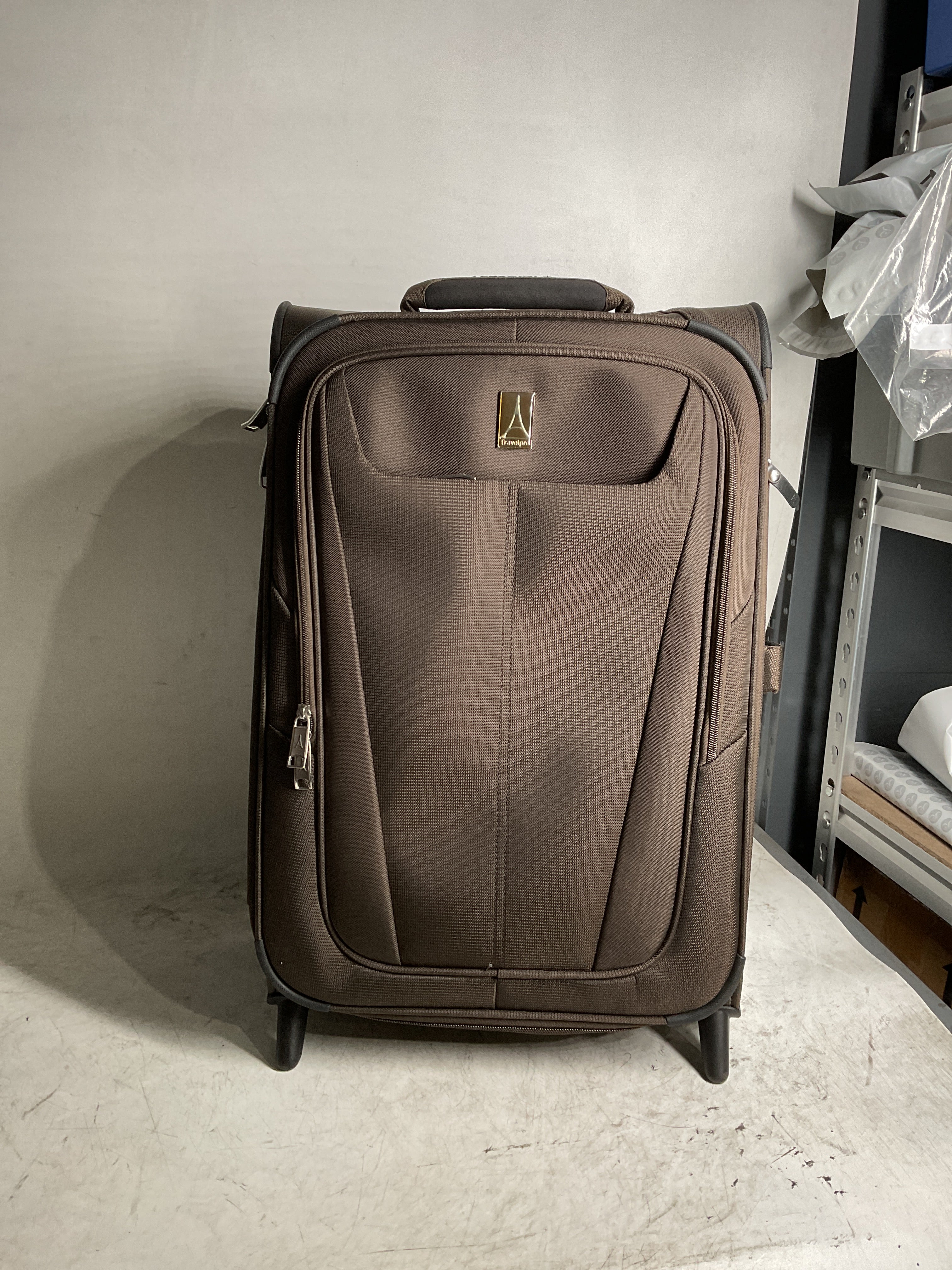 Travelpro Maxlite 5 Softside Expandable Upright 2 Wheel Luggage, Lightweight Suitcase, Men and Women ( Mocha , Carry-on 22-Inch ) Mocha Carry On 22 Inch U18