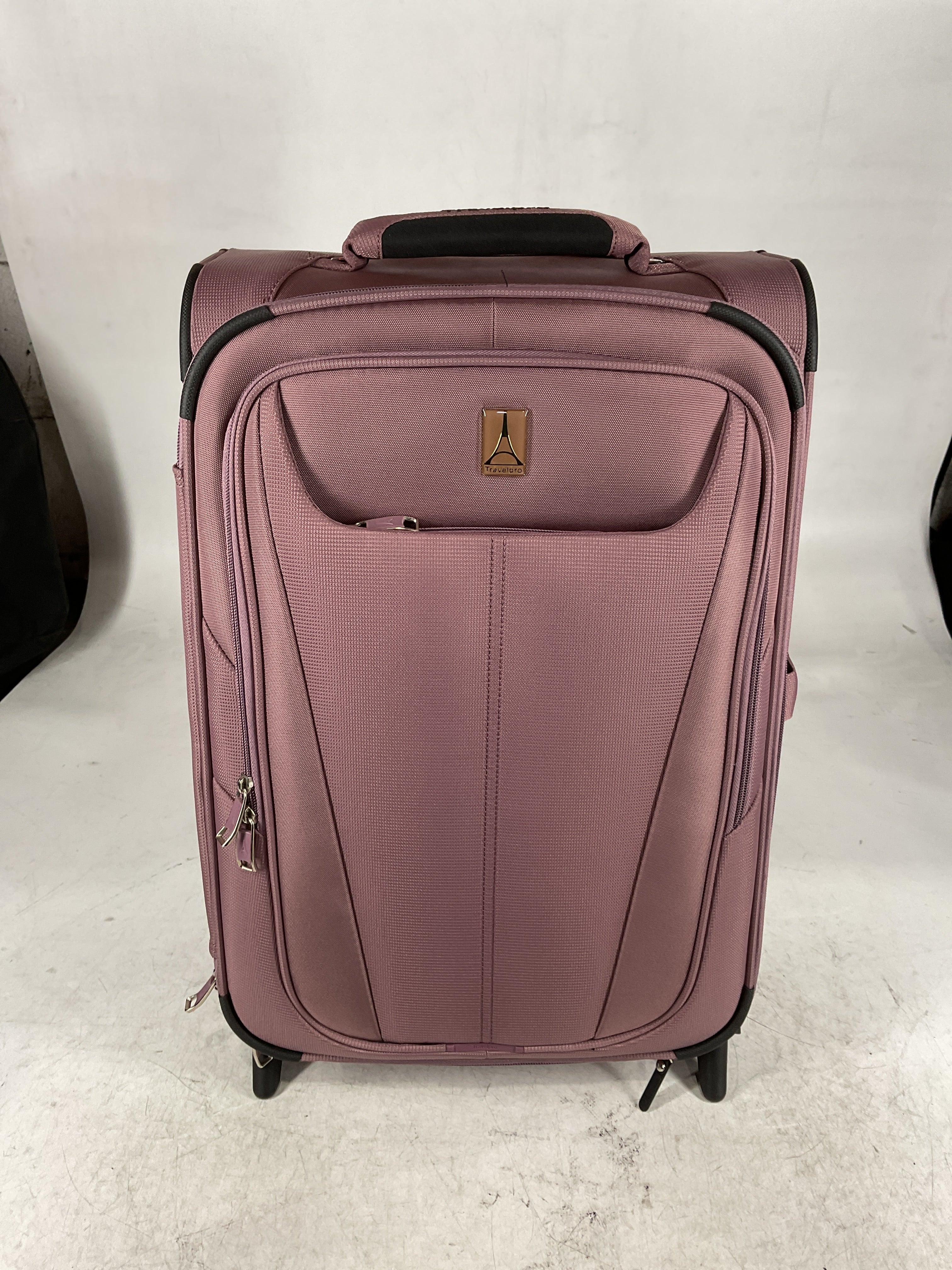 Travelpro Maxlite 5 Softside Expandable Upright 2 Wheel Luggage, Lightweight Suitcase, Men and Women Dusty Rose Pink Carry On 22 Inch U4