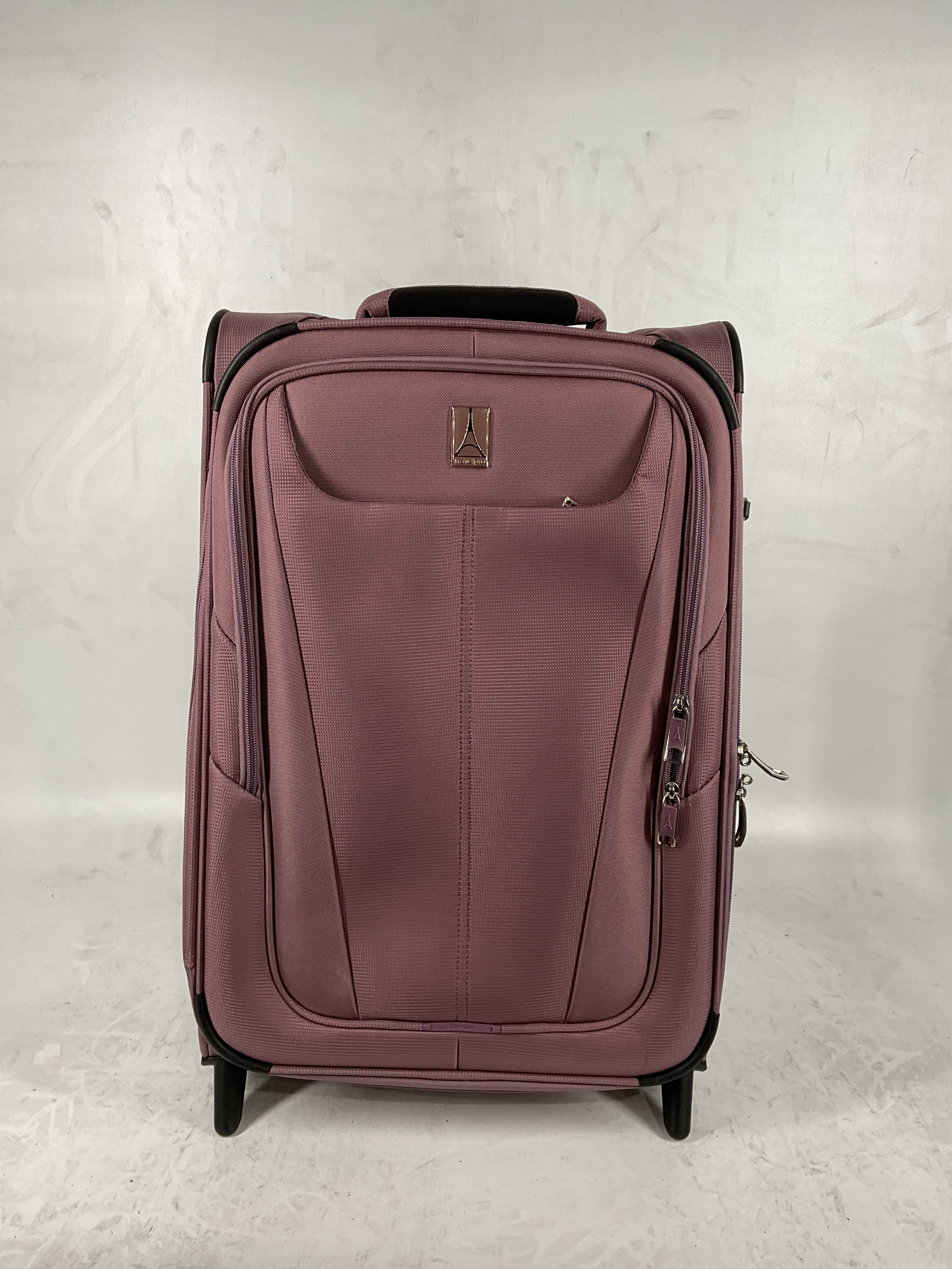 Travelpro Maxlite 5 Softside Expandable Upright 2 Wheel Luggage, Lightweight Suitcase, Men and Women Dusty Rose Pink Carry On 22 Inch U5