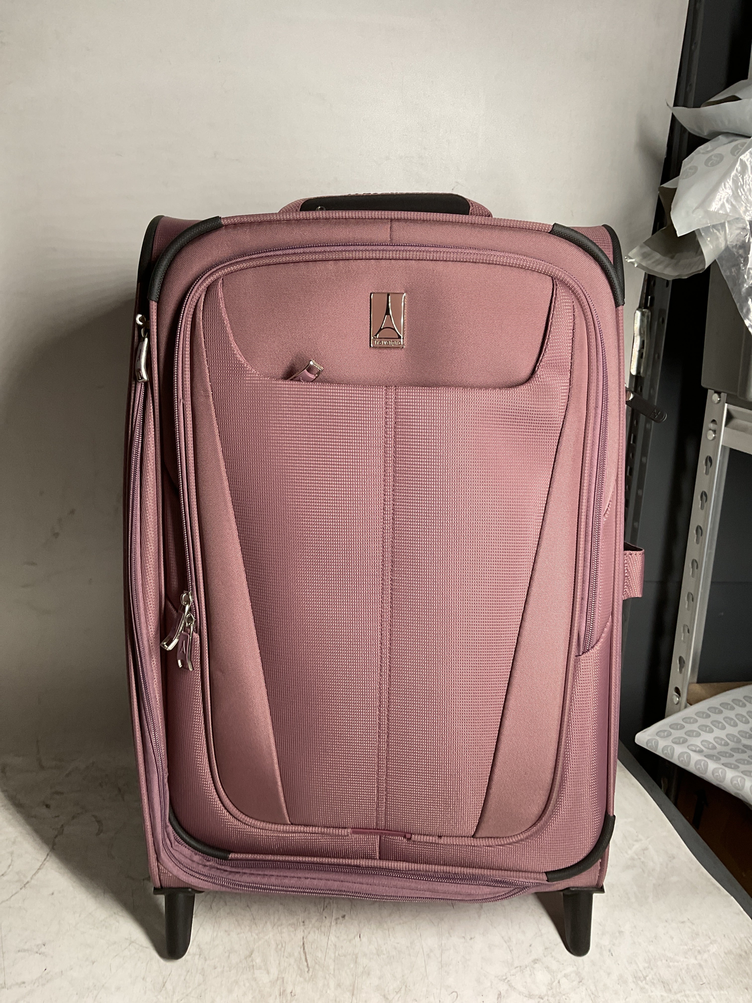 Travelpro Maxlite 5 Softside Expandable Upright 2 Wheel Luggage, Lightweight Suitcase, Men and Women ( Dusty Rose Pink , Carry-on 22-Inch ) Dusty Rose Pink Carry On 22 Inch U8