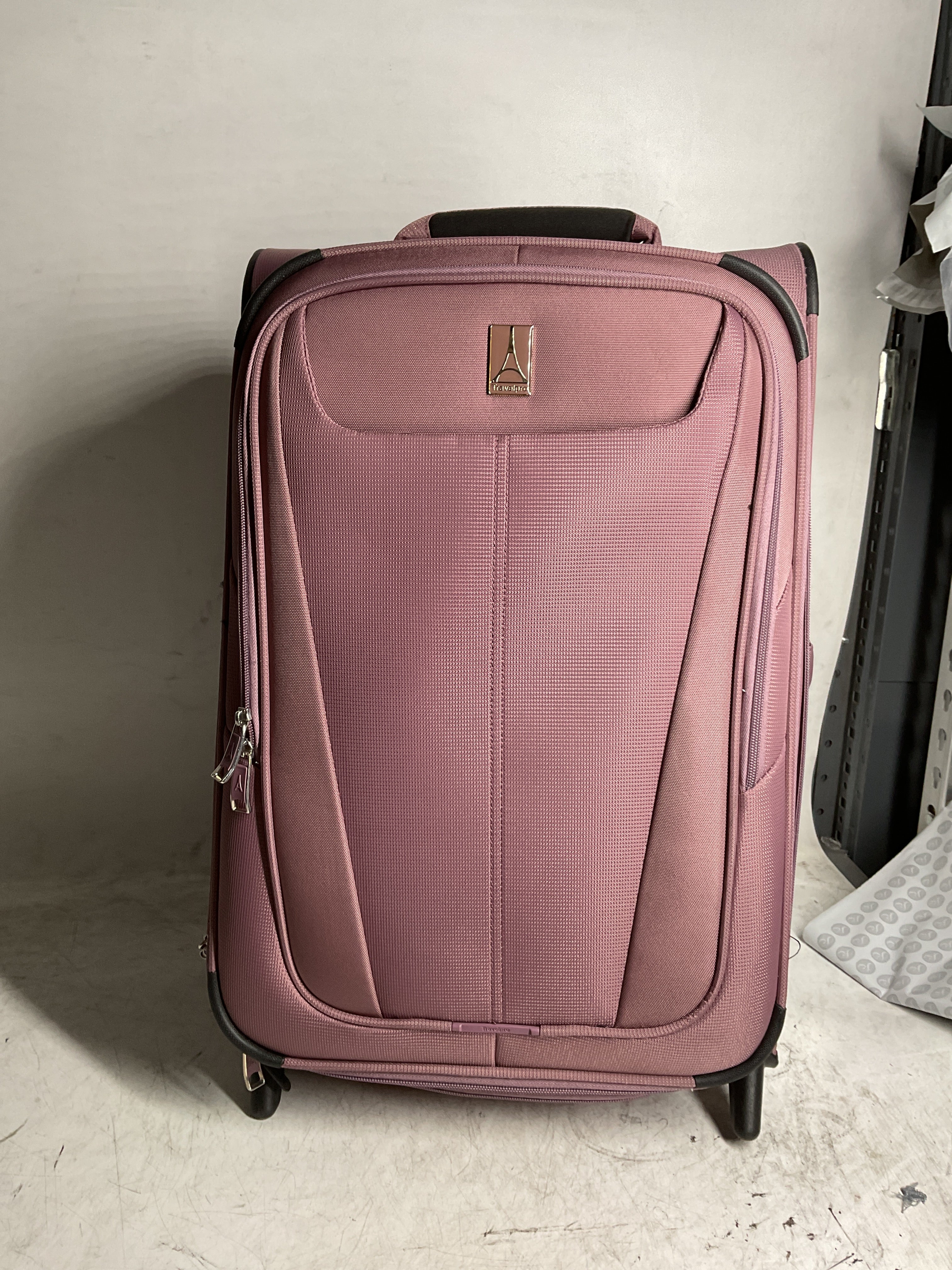Travelpro Maxlite 5 Softside Expandable Upright 2 Wheel Luggage, Lightweight Suitcase, Men and Women ( Dusty Rose Pink , Carry-on 22-Inch ) Dusty Rose Pink Carry On 22 Inch U9