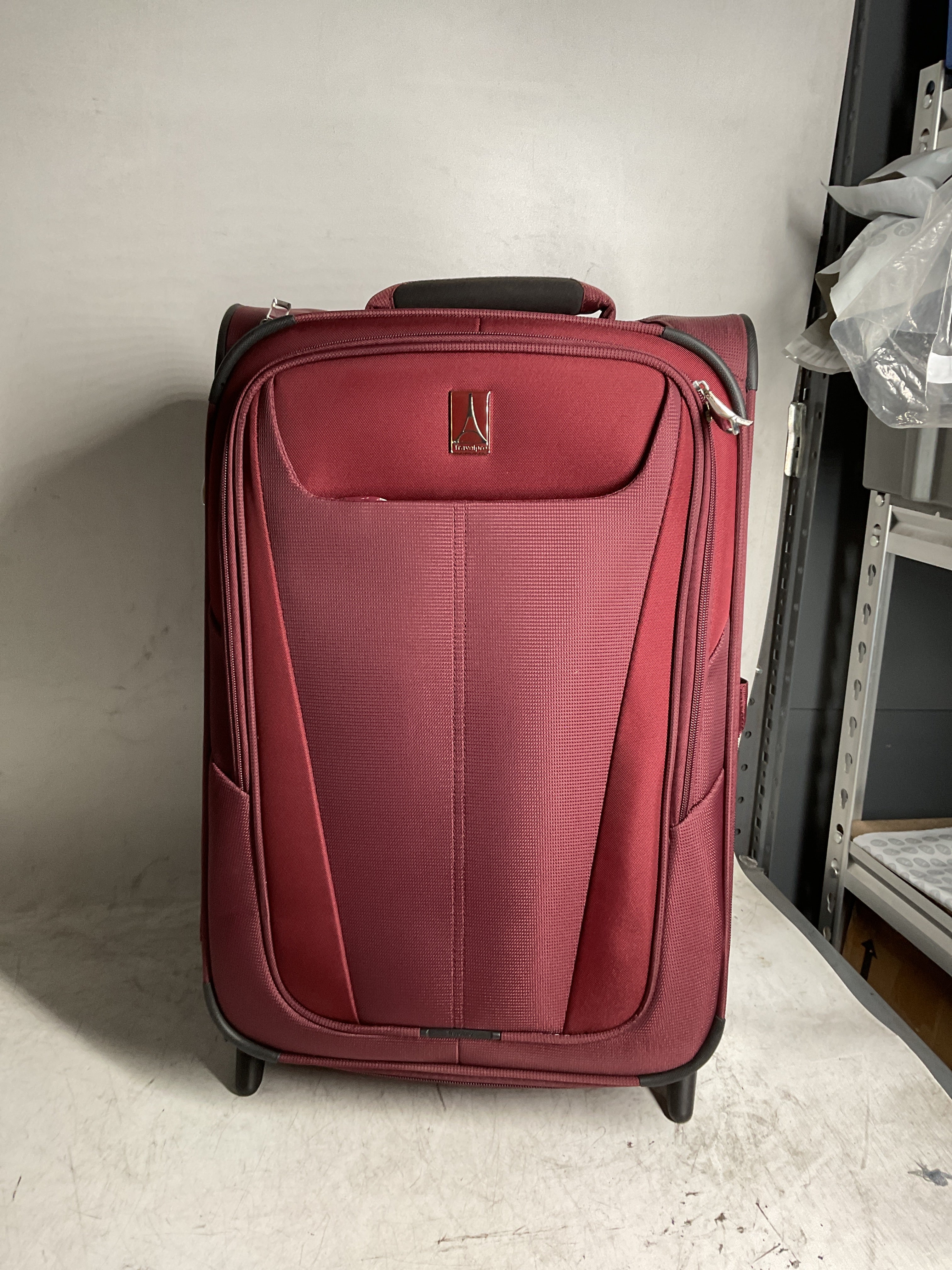 Travelpro Maxlite 5 Softside Expandable Upright 2 Wheel Luggage, Lightweight Suitcase, Men and Women ( Burgundy , Carry-on 22-Inch ) Burgundy Carry On 22 Inch U24