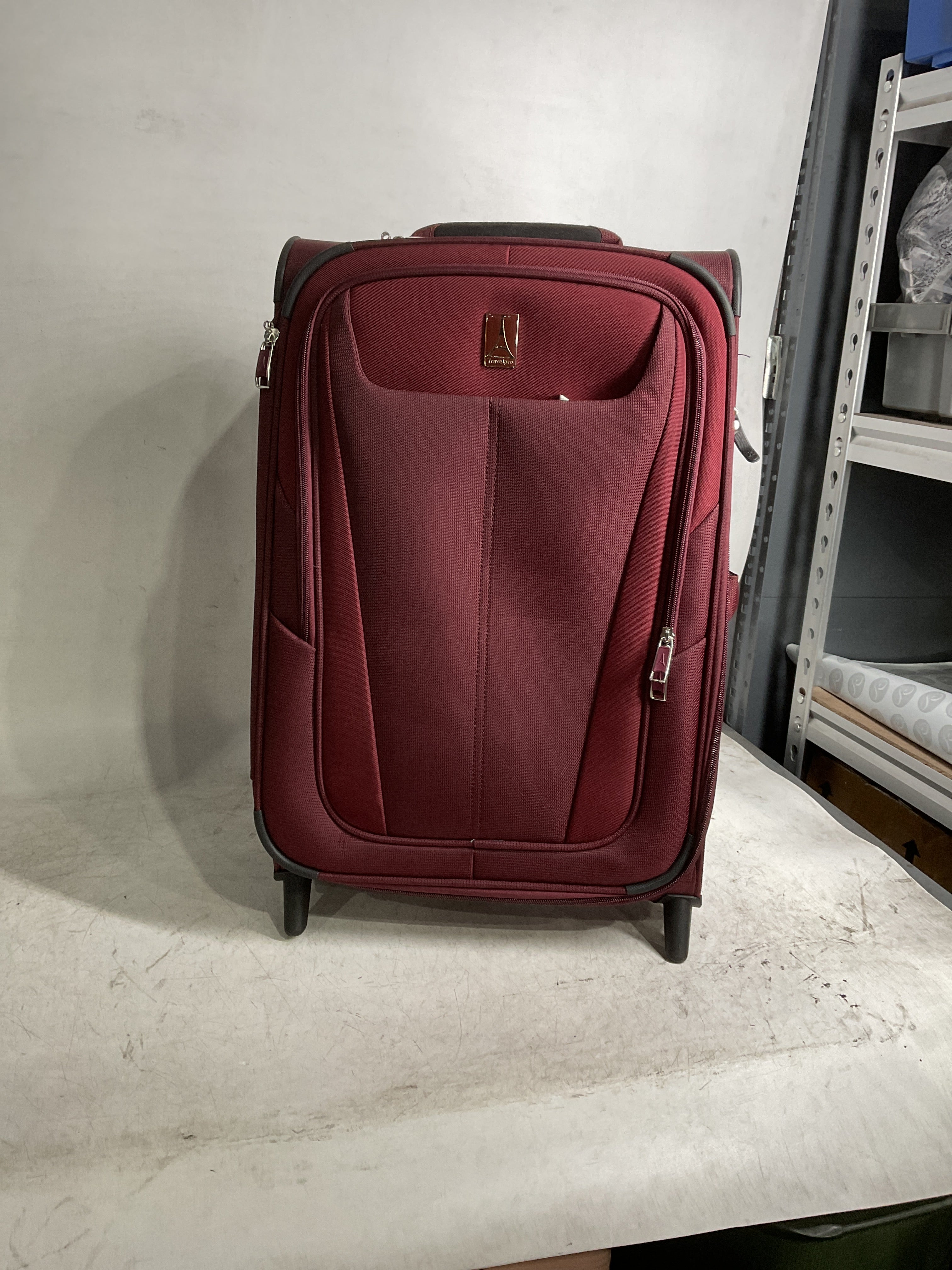 Travelpro Maxlite 5 Softside Expandable Upright 2 Wheel Luggage, Lightweight Suitcase, Men and Women ( Burgundy , Carry-on 22-Inch ) Burgundy Carry On 22 Inch U29