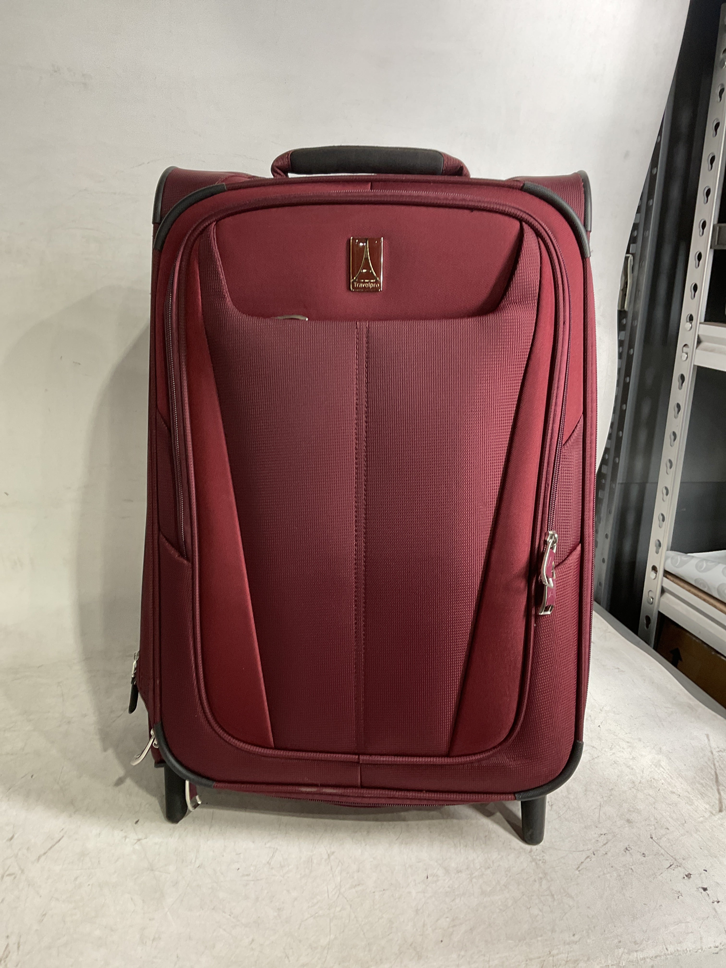 Travelpro Maxlite 5 Softside Expandable Upright 2 Wheel Luggage, Lightweight Suitcase, Men and Women ( Burgundy , Carry-on 22-Inch ) Burgundy Carry On 22 Inch U30