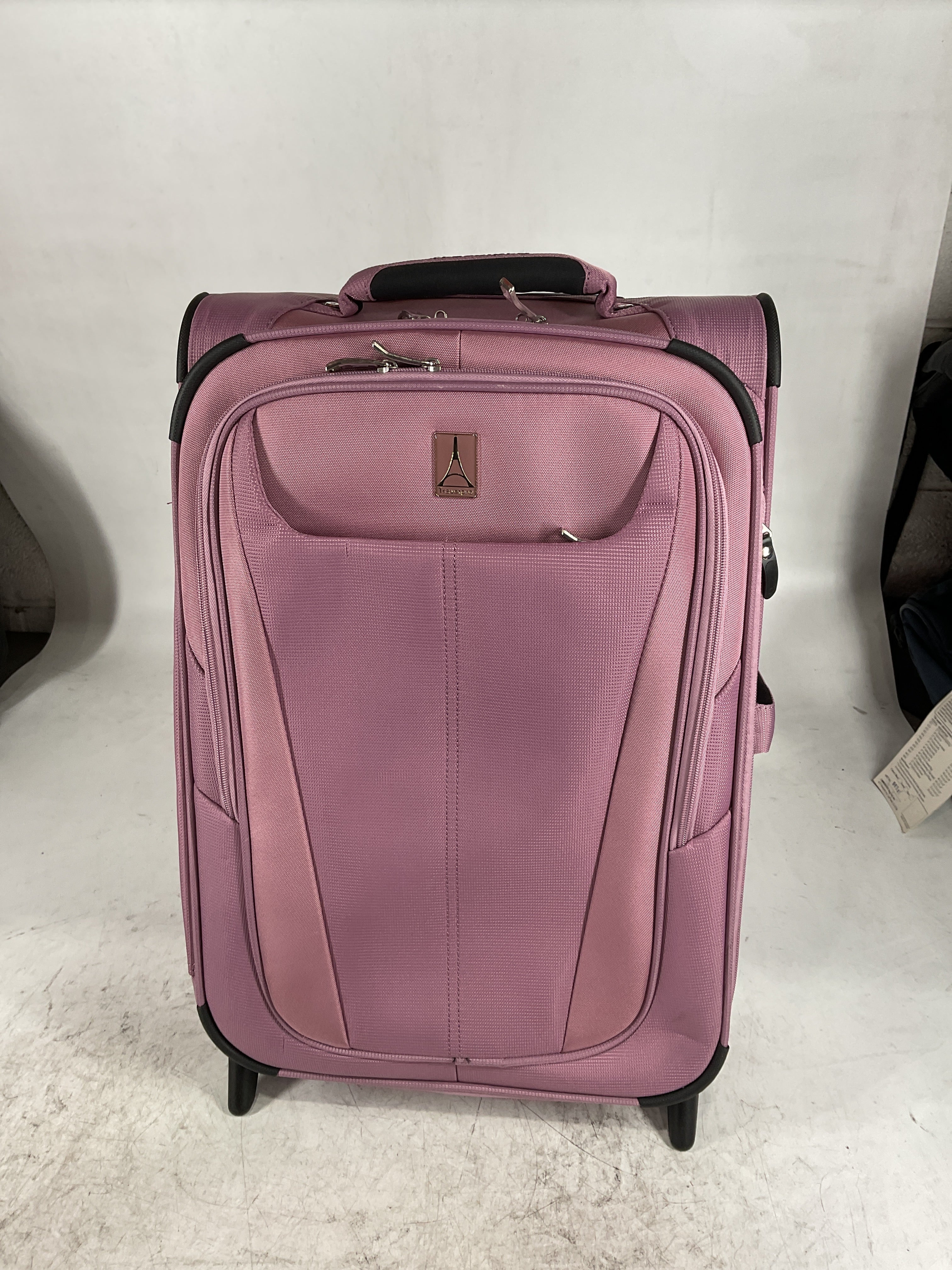 Travelpro Maxlite 5 Softside Expandable Upright 2 Wheel Luggage, Lightweight Suitcase, Men and Women Orchid Pink Purple Carry On 22 Inch U1