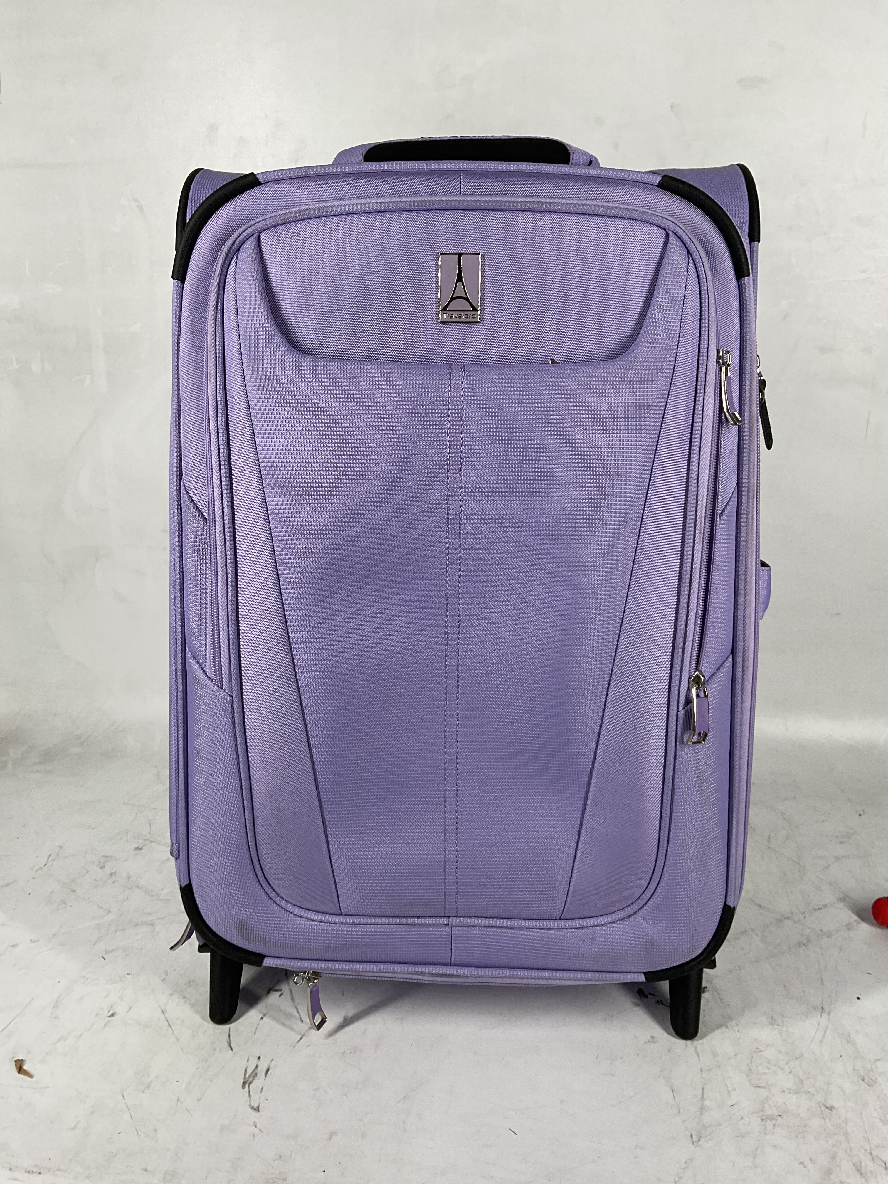 Travelpro Maxlite 5 Softside Expandable Upright 2 Wheel Luggage, Lightweight Suitcase, Men and Women Violet Carry On 22 Inch U2