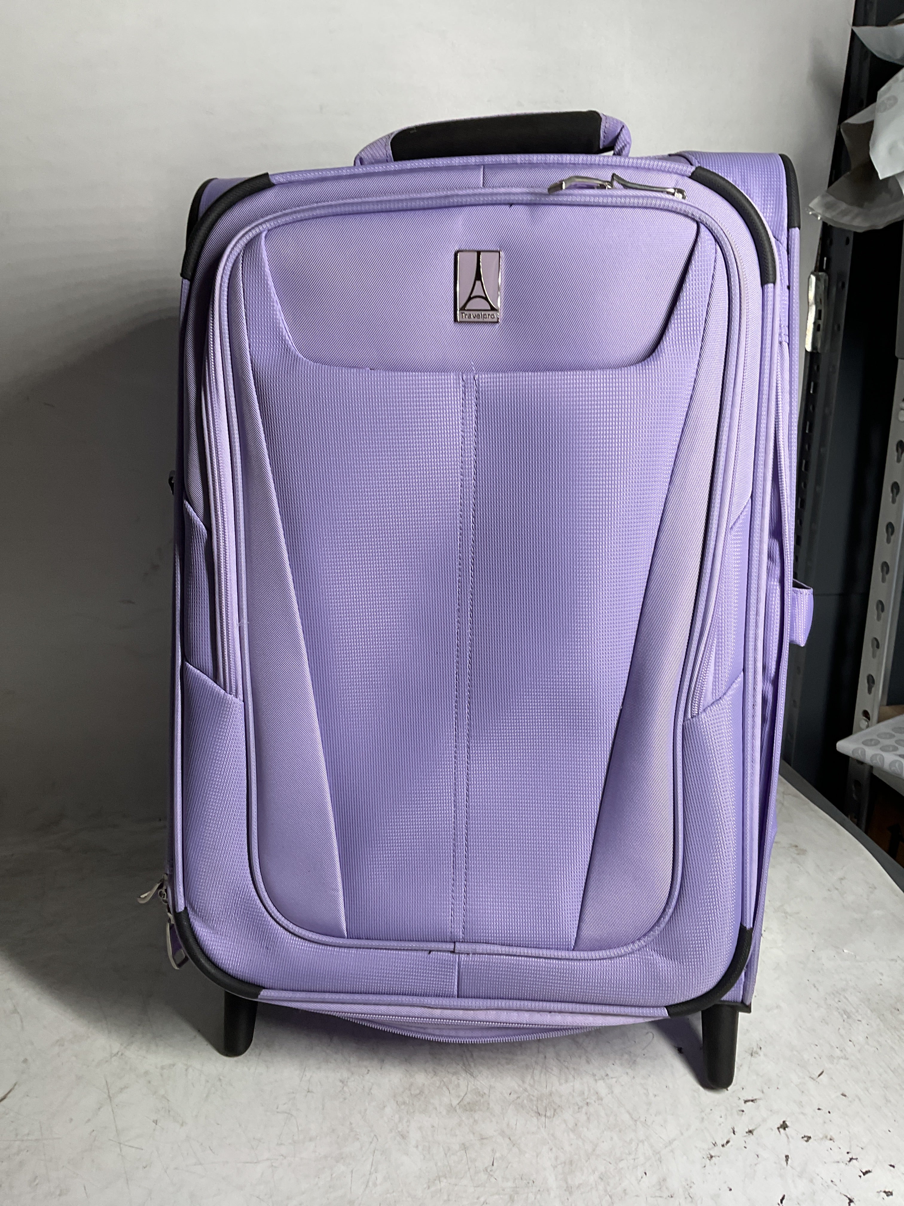 Travelpro Maxlite 5 Softside Expandable Upright 2 Wheel Luggage, Lightweight Suitcase, Men and Women ( Violet , Carry-on 22-Inch ) Violet Carry On 22 Inch U4