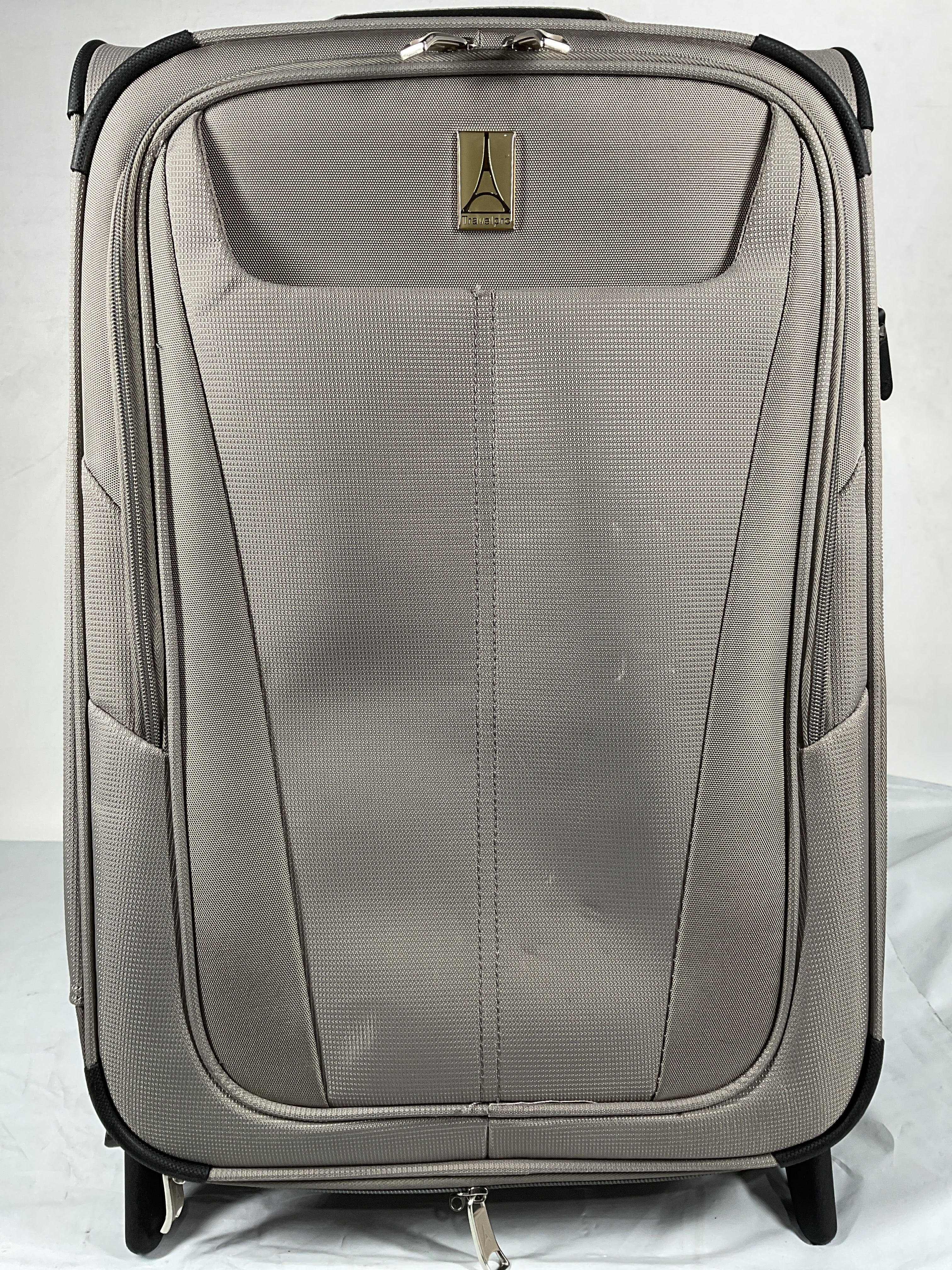 Travelpro Maxlite 5 Softside Expandable Upright 2 Wheel Luggage, Lightweight Suitcase, Men and Women ( Champagne , Carry-on 22-Inch ) Champagne Carry On 22 Inch U11