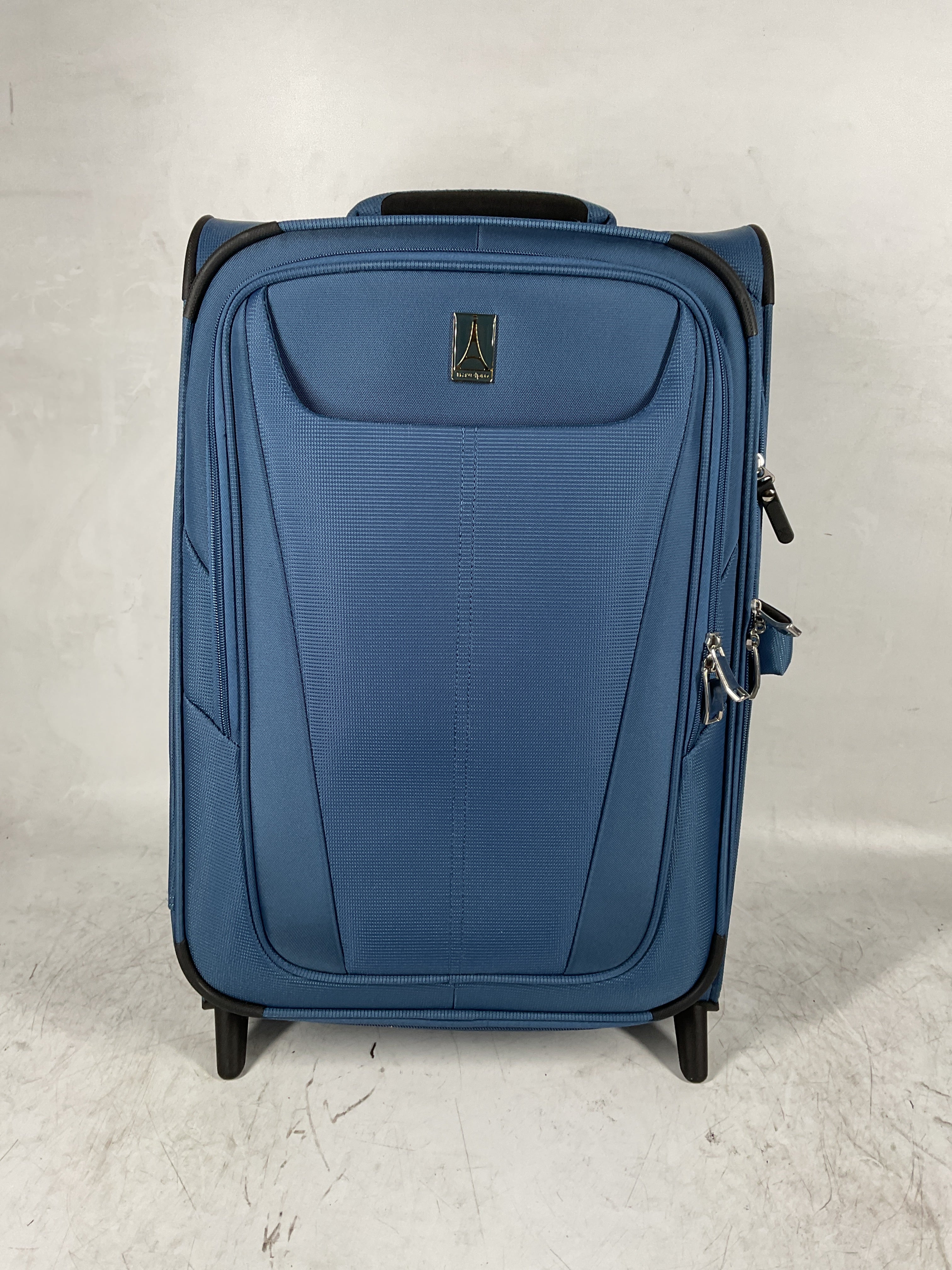 Travelpro Maxlite 5 Softside Expandable Upright 2 Wheel Luggage, Lightweight Suitcase, Men and Women Ensign Blue Carry On 22 Inch U19