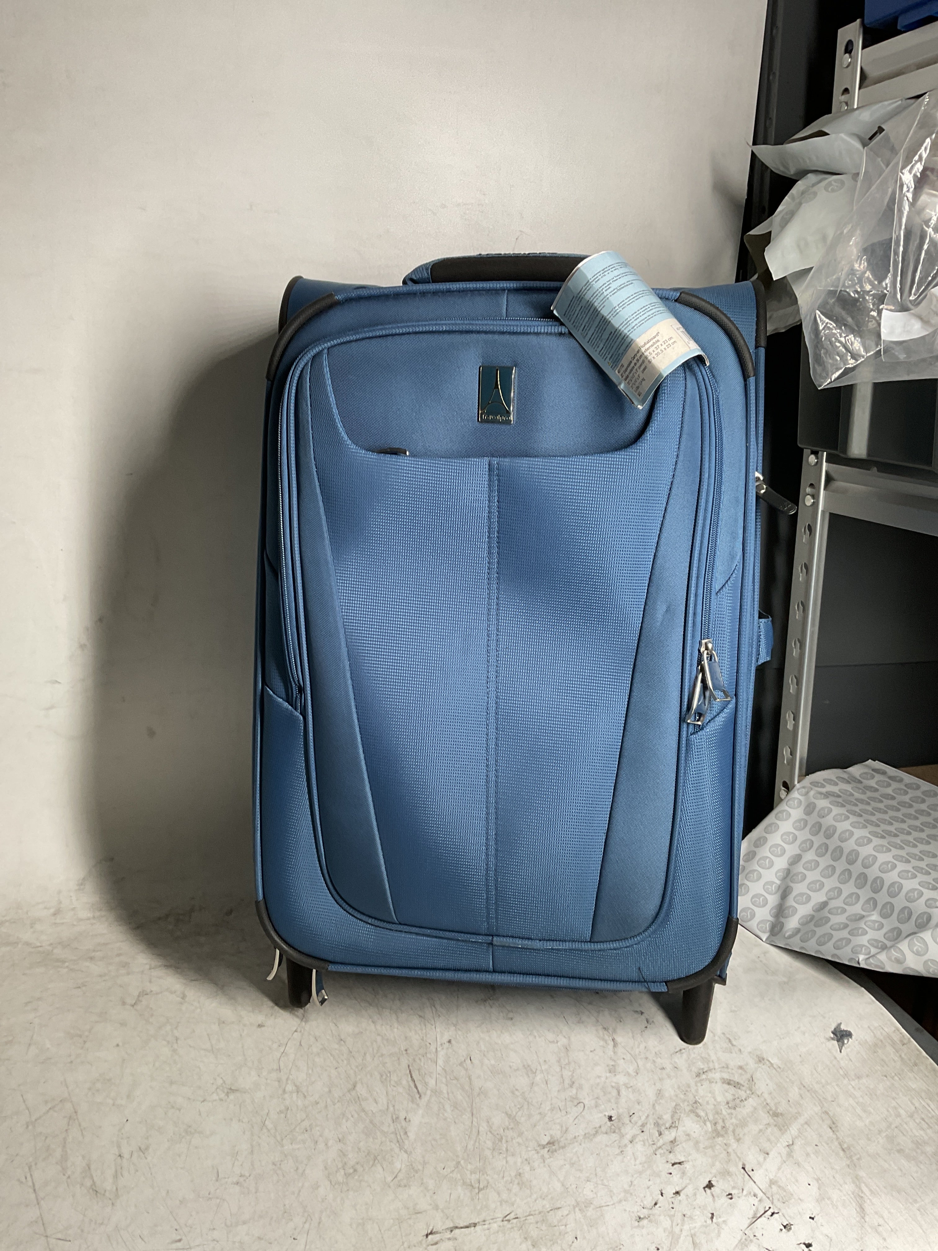 Travelpro Maxlite 5 Softside Expandable Upright 2 Wheel Luggage, Lightweight Suitcase, Men and Women ( Ensign Blue , Carry-on 22-Inch ) Ensign Blue Carry On 22 Inch U26