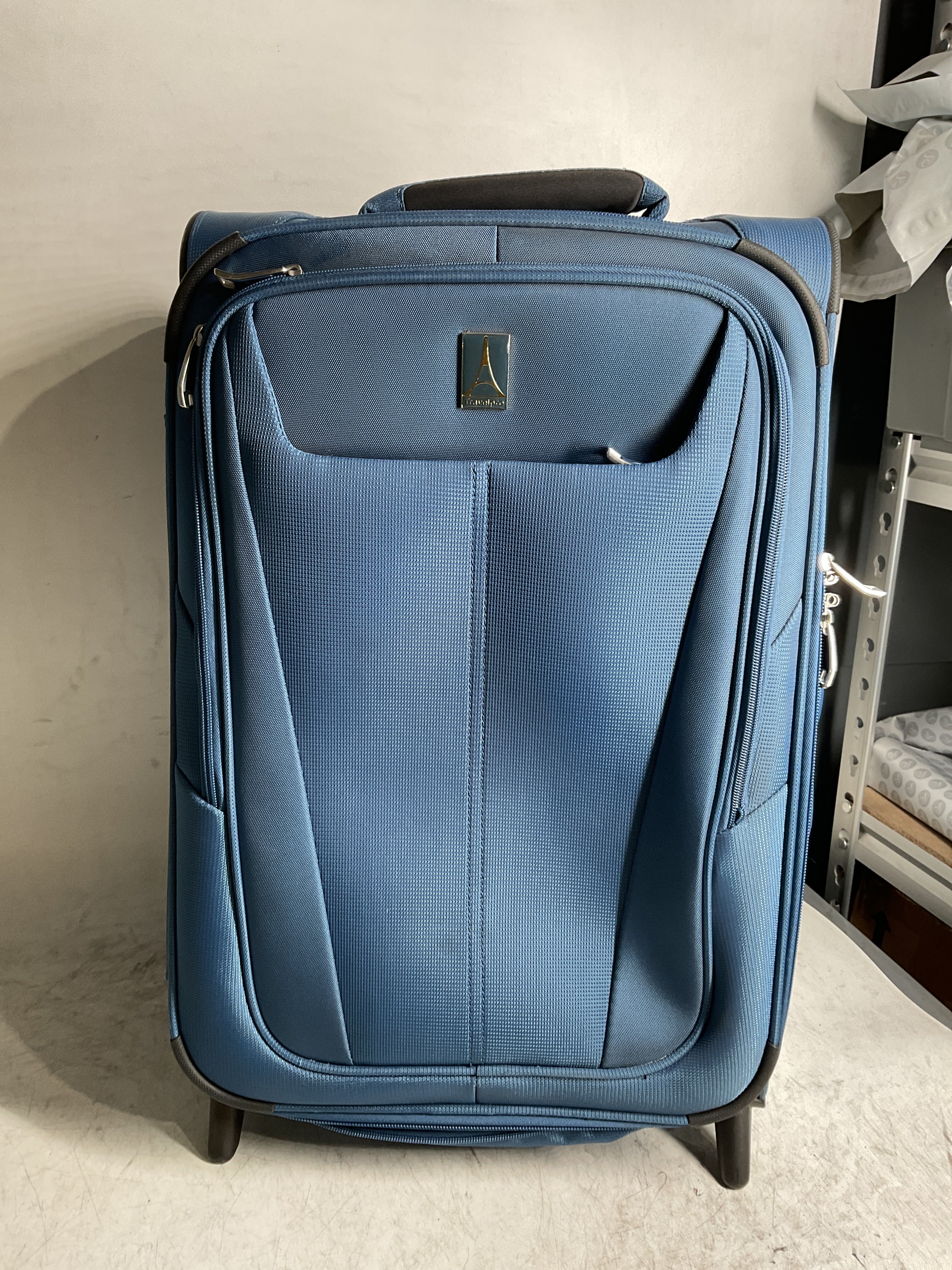 Travelpro Maxlite 5 Softside Expandable Upright 2 Wheel Luggage, Lightweight Suitcase, Men and Women ( Ensign Blue , Carry-on 22-Inch ) Ensign Blue Carry On 22 Inch U30