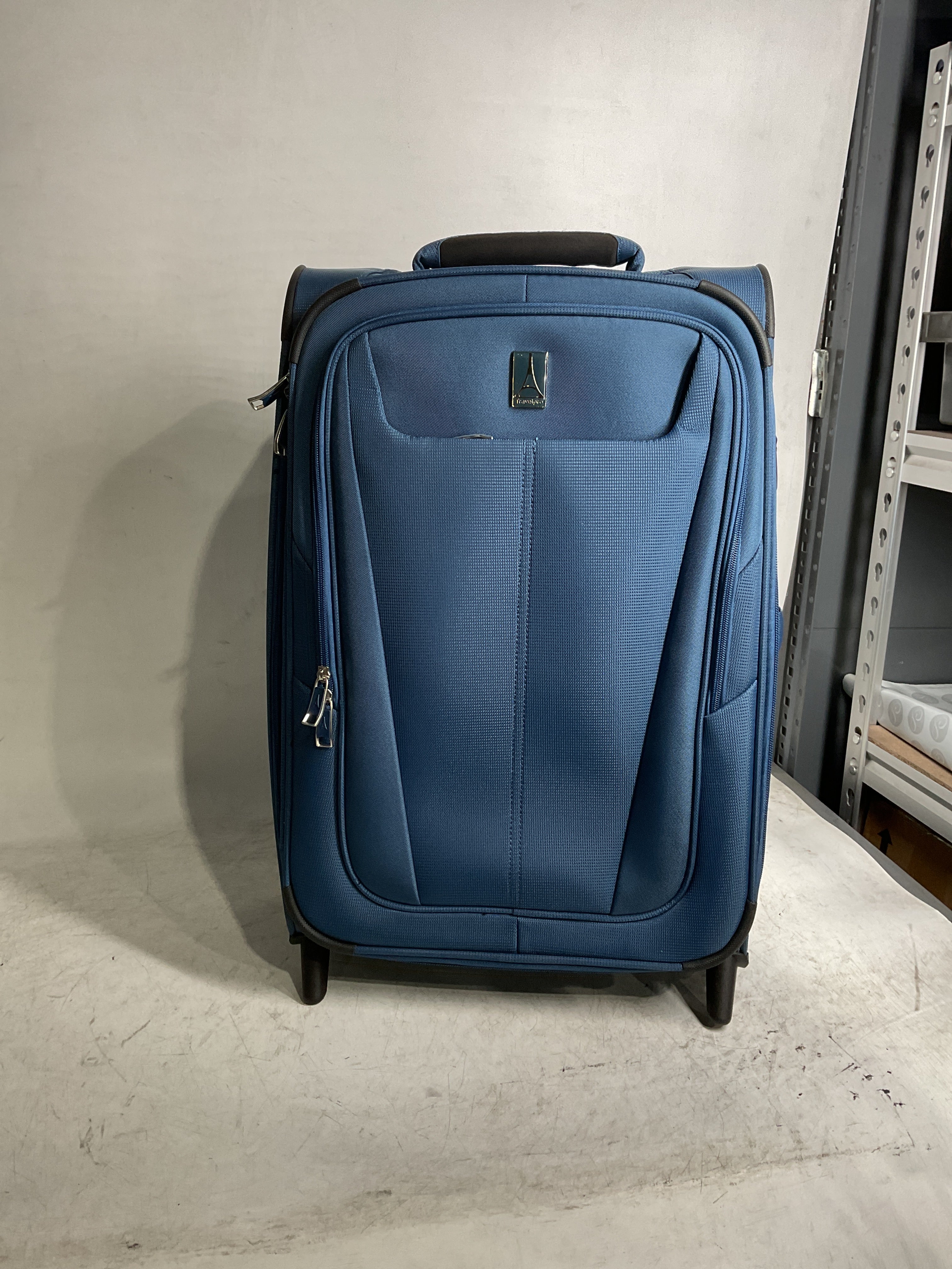 Travelpro Maxlite 5 Softside Expandable Upright 2 Wheel Luggage, Lightweight Suitcase, Men and Women ( Ensign Blue , Carry-on 22-Inch ) Ensign Blue Carry On 22 Inch U31