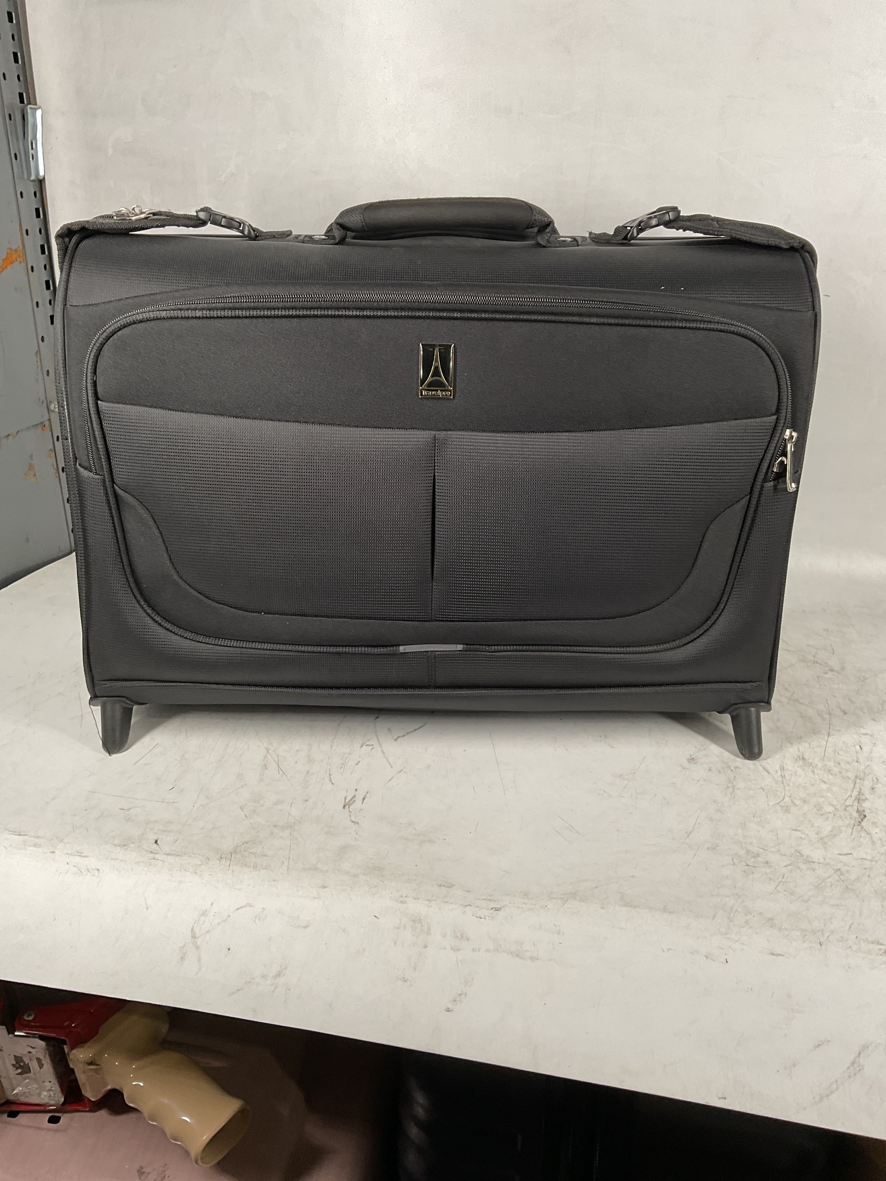 Travelpro Maxlite 5 Softside Lightweight Carry-On Upright 2 Wheel Rolling Garment Bag, Men and Women ( Black , One Size ) Black One Size U18