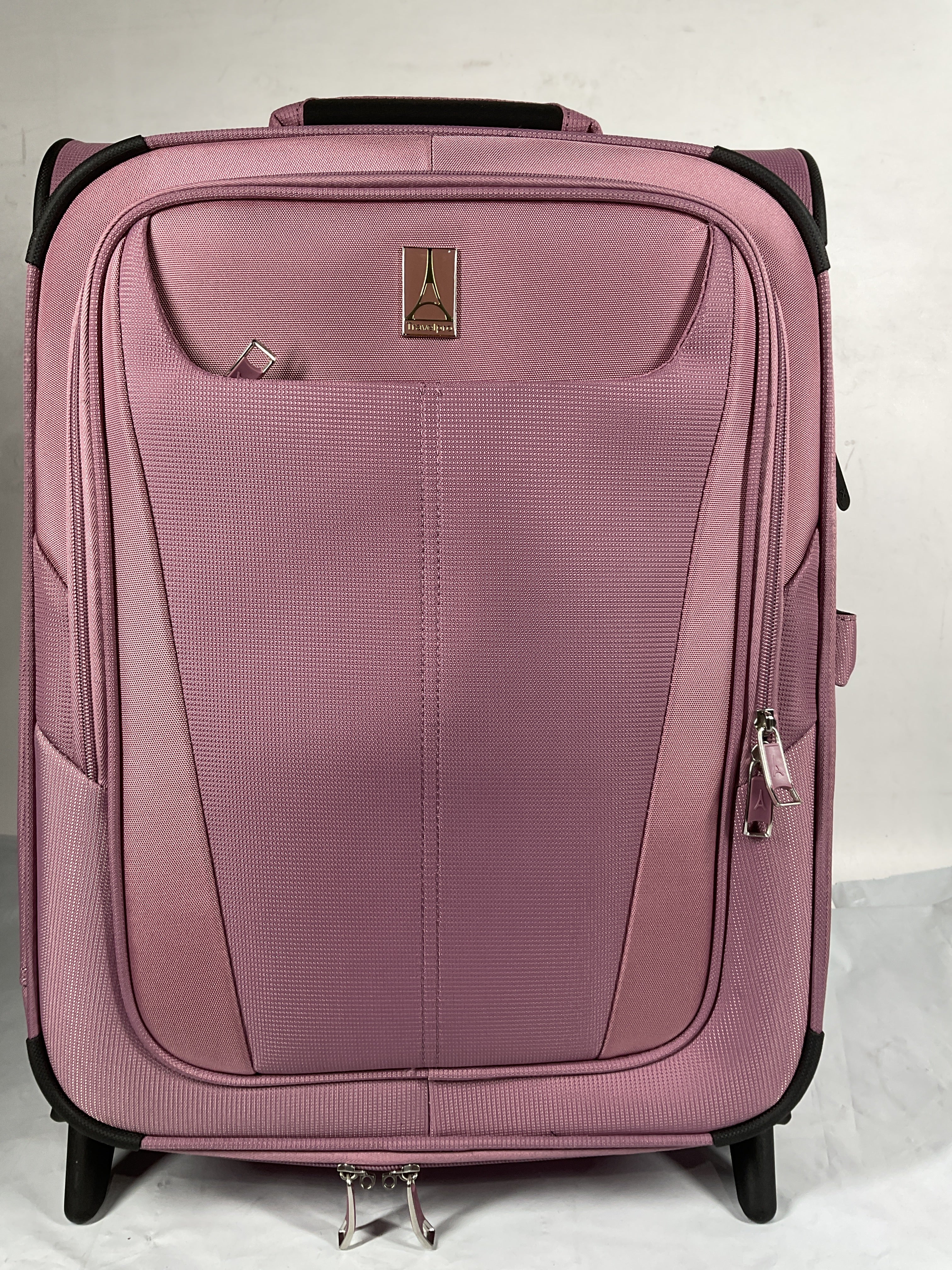 Travelpro Maxlite 5 Softside Expandable Upright 2 Wheel Luggage, Lightweight Suitcase, Men and Women ( Orchid Pink Purple , Carry-on 20-Inch ) Orchid Pink Purple Carry On 20 Inch U3