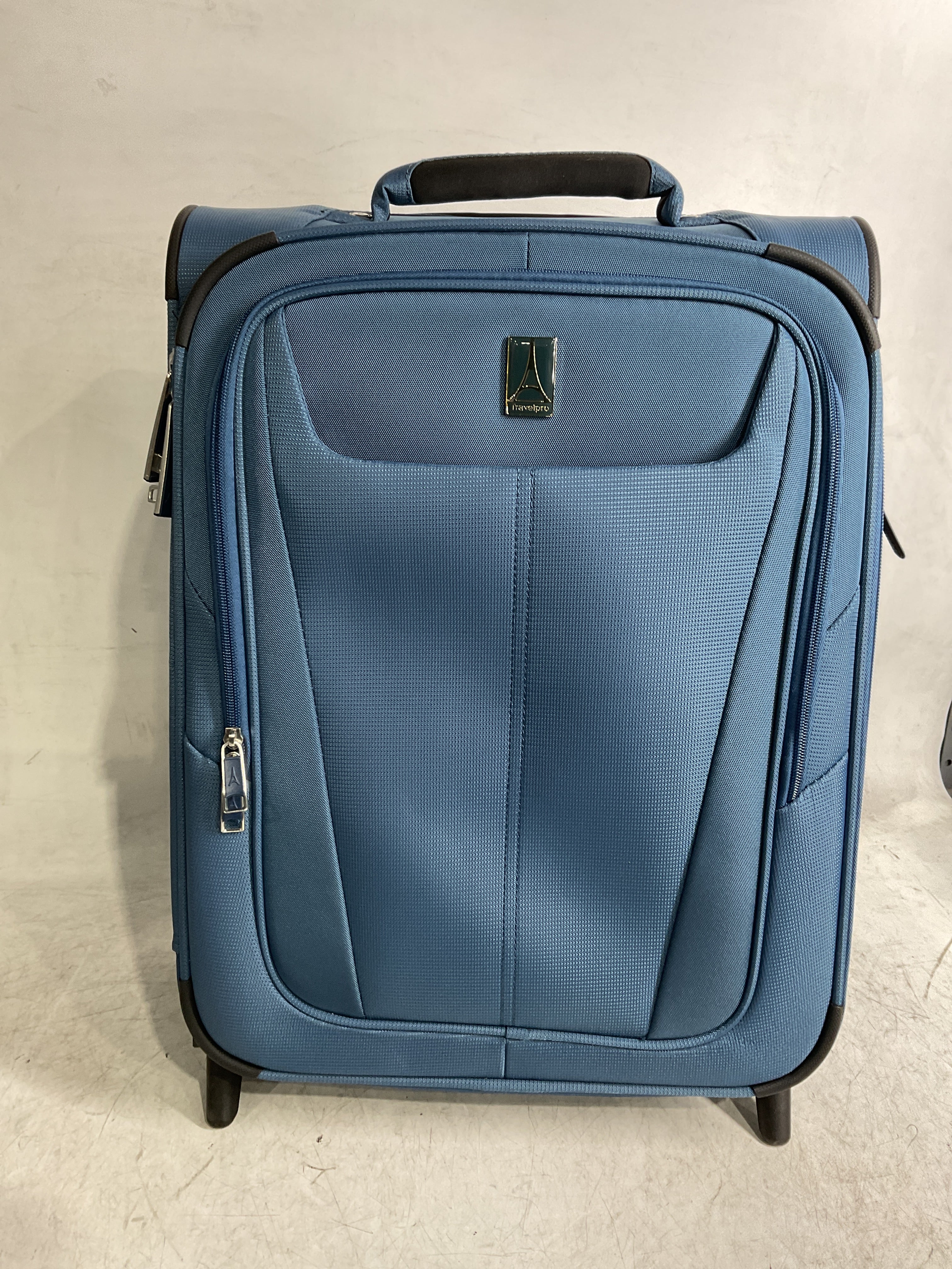 Travelpro Maxlite 5 Softside Expandable Upright 2 Wheel Luggage, Lightweight Suitcase, Men and Women ( Ensign Blue , Carry-on 20-Inch ) Ensign Blue Carry On 20 Inch U7