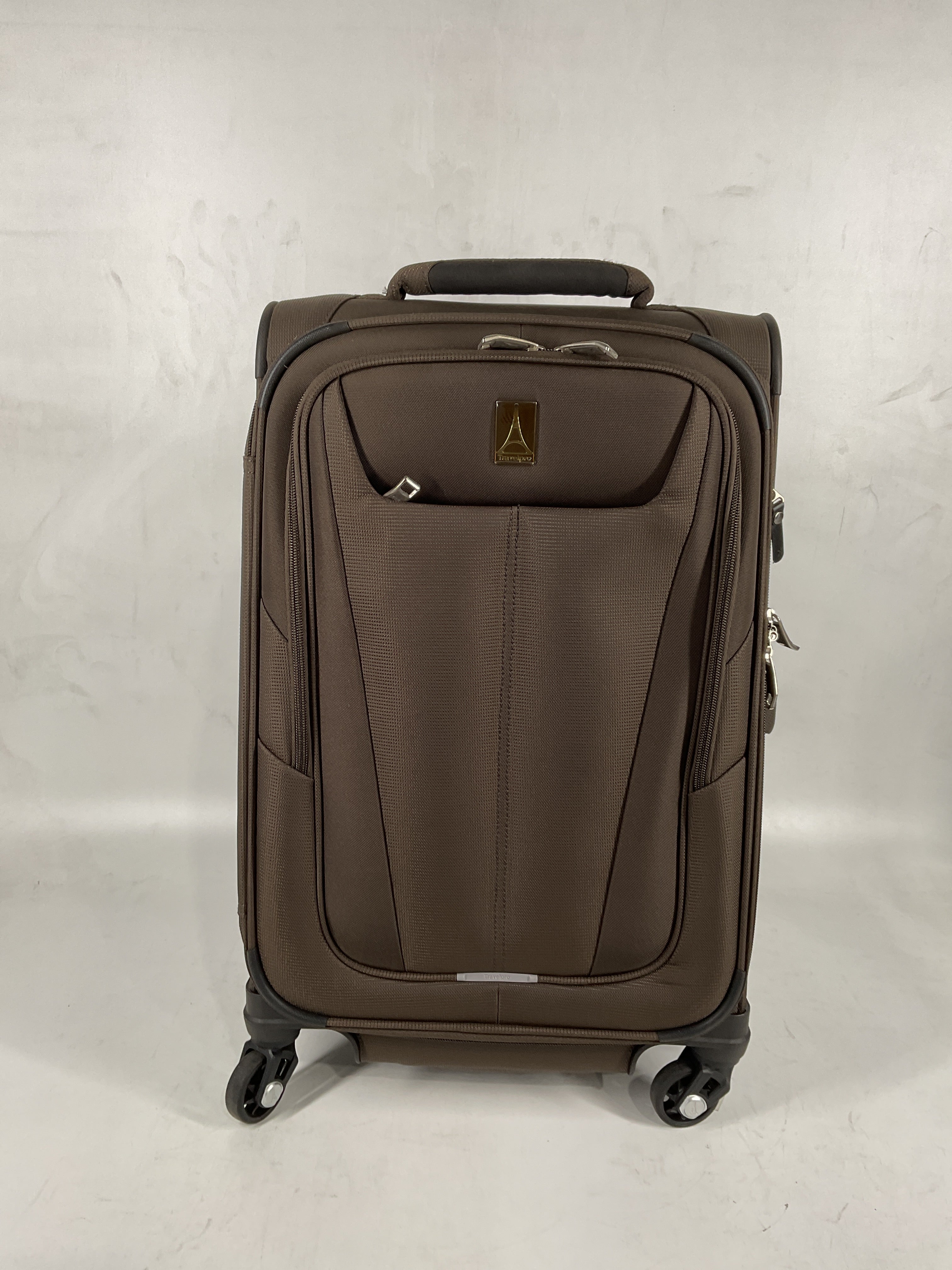 Travelpro Maxlite 5 Softside Expandable Luggage with 4 Spinner Wheels, Lightweight Suitcase, Men and Women Mocha Carry On 21 Inch U15