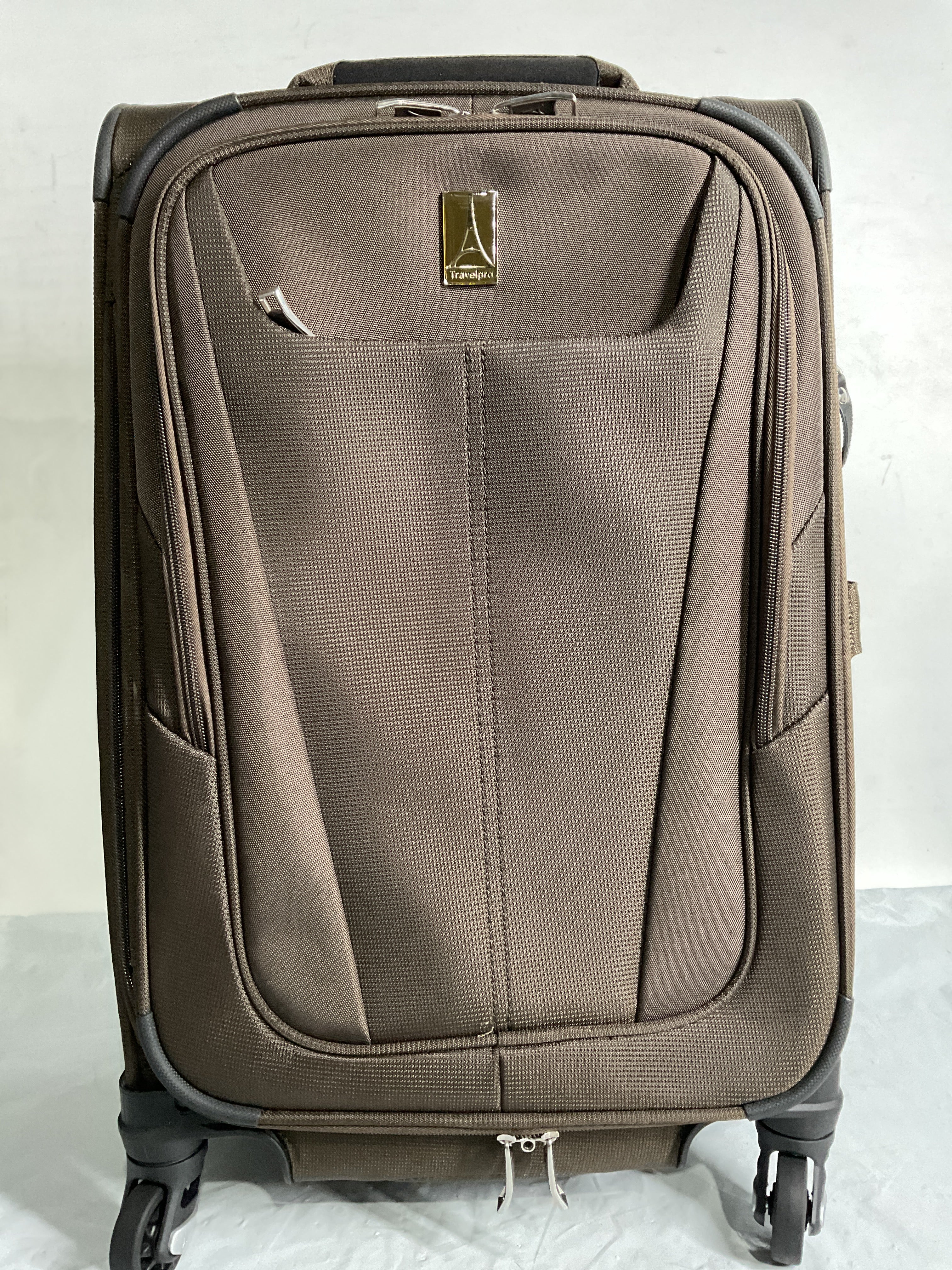 Travelpro Maxlite 5 Softside Expandable Luggage with 4 Spinner Wheels, Lightweight Suitcase, Men and Women ( Mocha , Carry-on 21-Inch ) Mocha Carry On 21 Inch U22