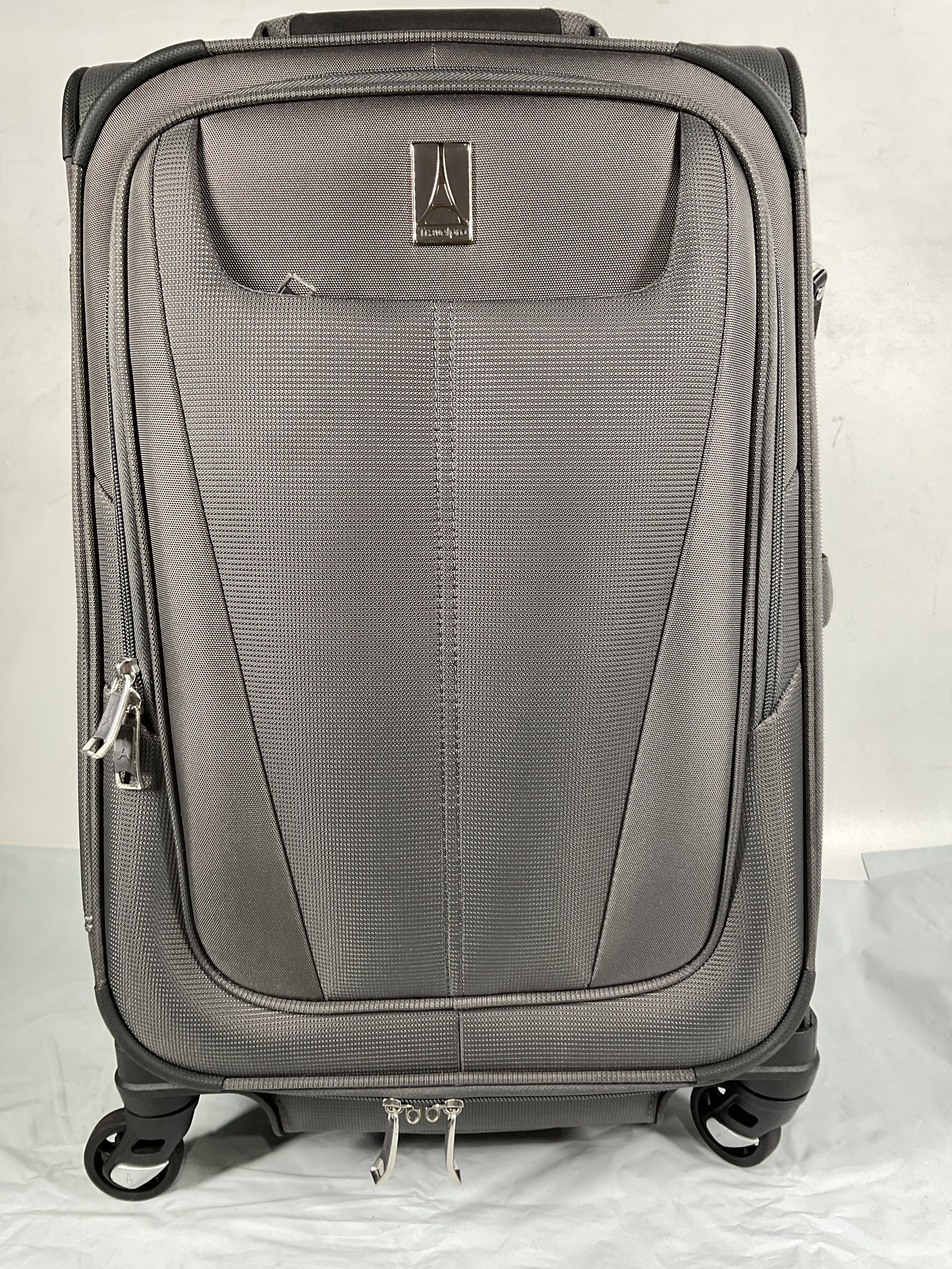 Travelpro Maxlite 5 Softside Expandable Luggage with 4 Spinner Wheels, Lightweight Suitcase, Men and Women ( Shadow Grey , Carry-on 21-Inch ) Shadow Grey Carry On 21 Inch U90