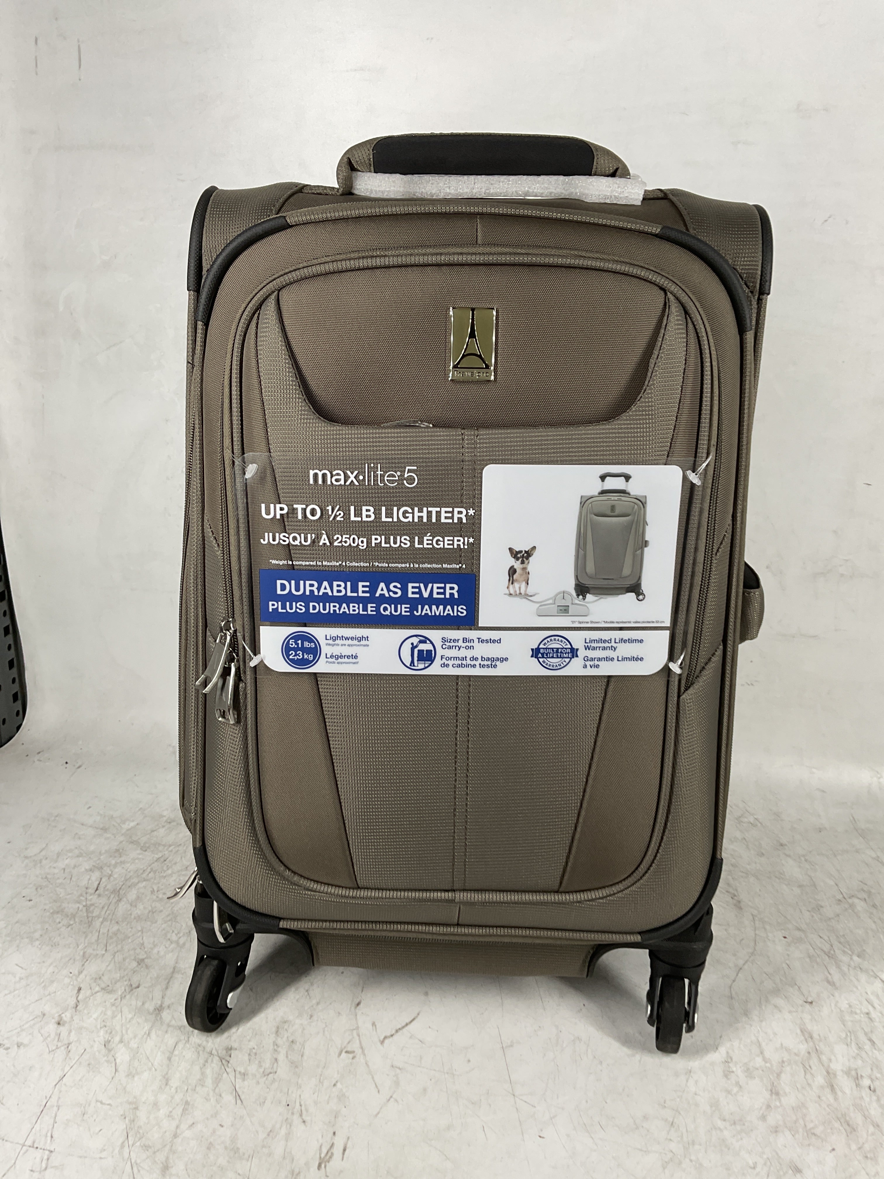 Travelpro Maxlite 5 Softside Expandable Luggage with 4 Spinner Wheels, Lightweight Suitcase, Men and Women ( Slate Green , Carry-on 21-Inch ) Slate Green Carry On 21 Inch U16