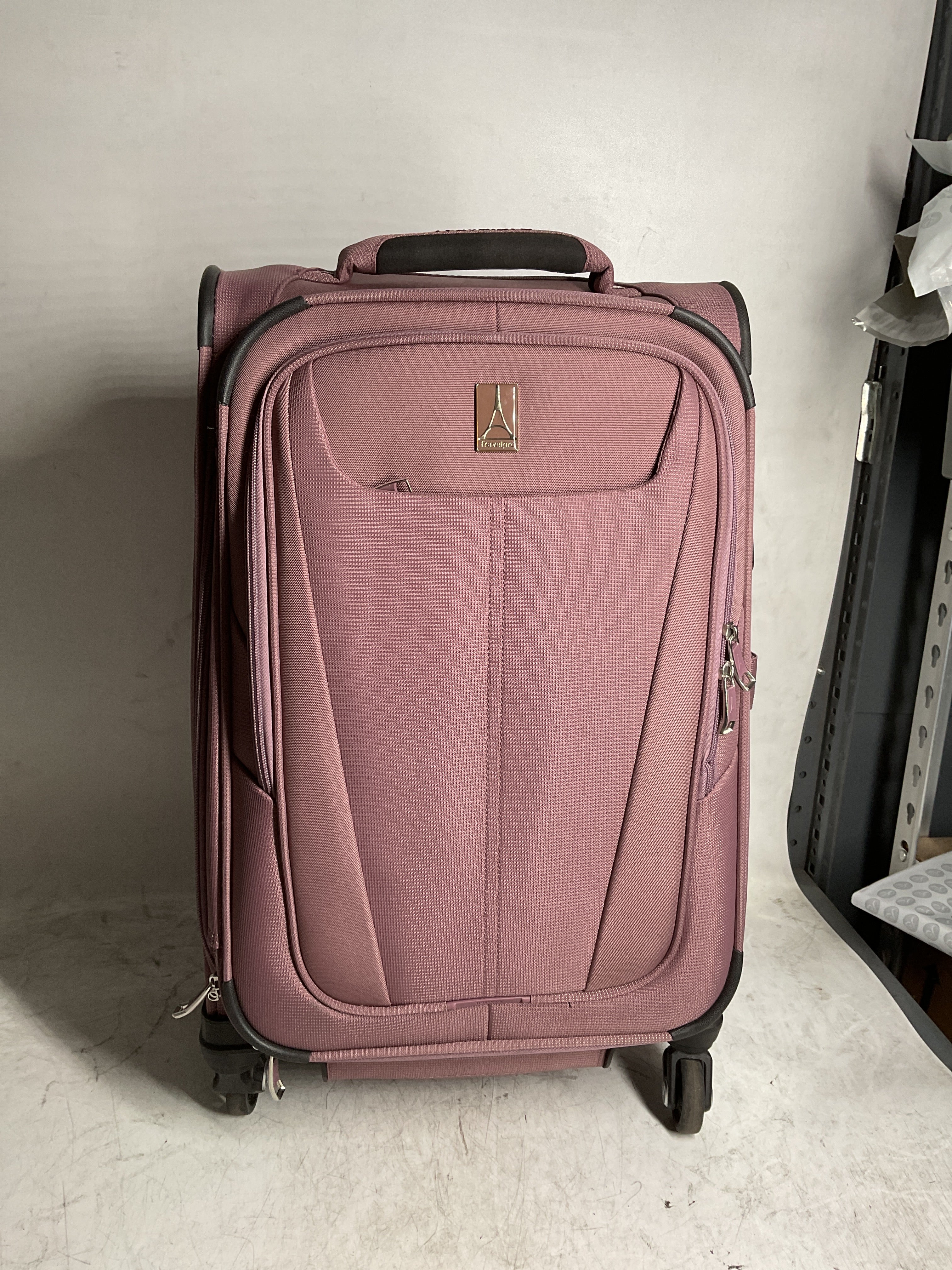 Travelpro Maxlite 5 Softside Expandable Luggage with 4 Spinner Wheels, Lightweight Suitcase, Men and Women ( Dusty Rose Pink , Carry-on 21-Inch ) Dusty Rose Pink Carry On 21 Inch U6