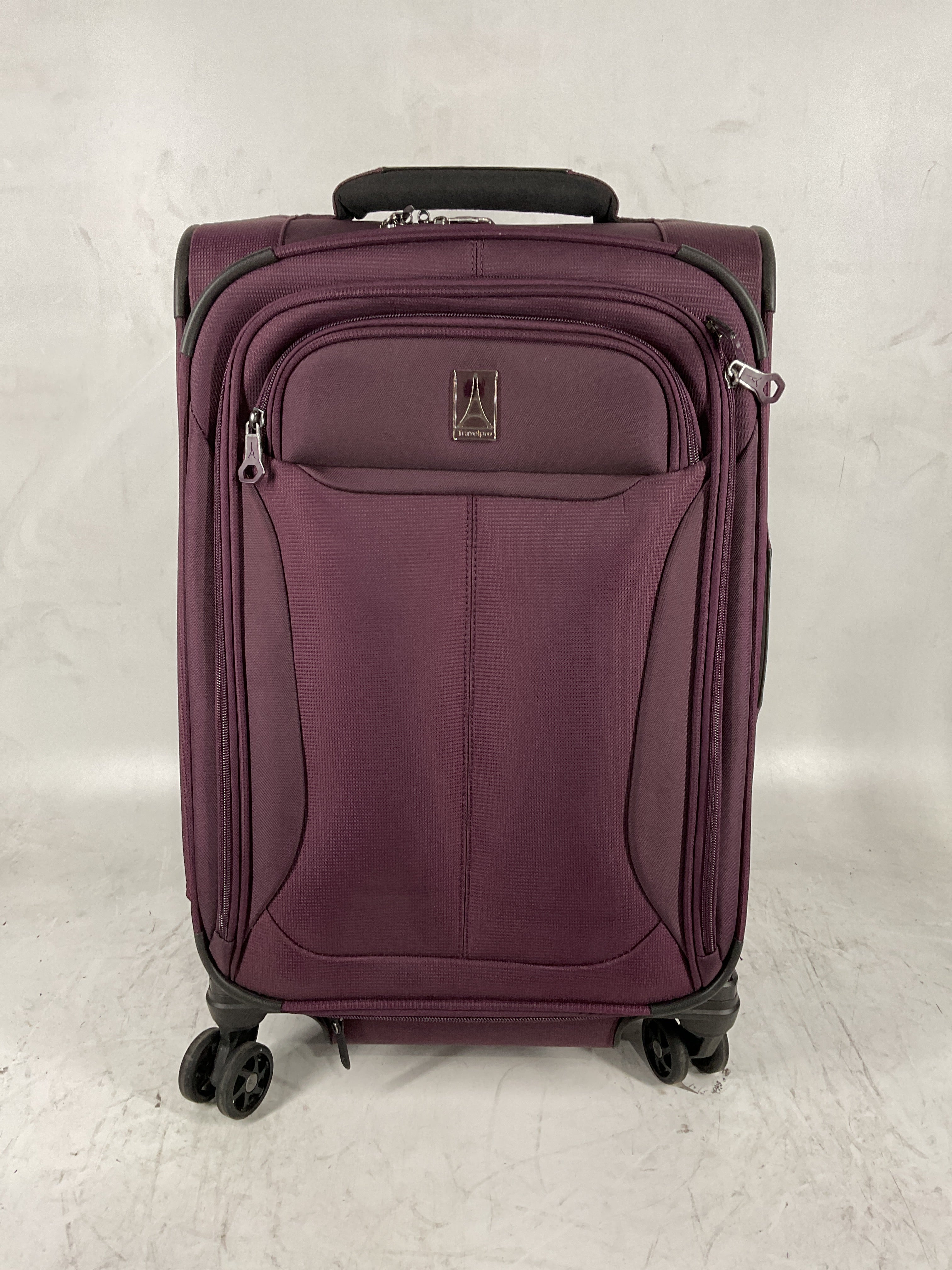 Travelpro Maxlite 5 Softside Expandable Luggage with 4 Spinner Wheels, Lightweight Suitcase, Men and Women Imperial Purple Carry On 21 Inch U4