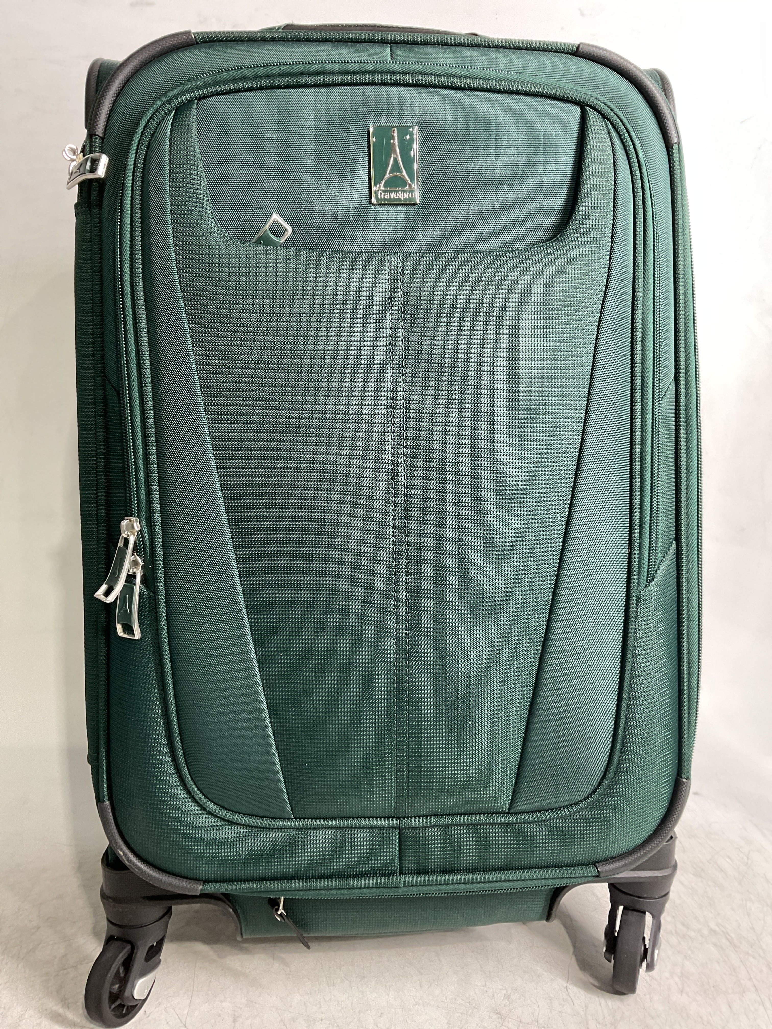 Travelpro Maxlite 5 Softside Expandable Luggage with 4 Spinner Wheels, Lightweight Suitcase, Men and Women ( Green Forest , Carry-on 21-Inch ) Green Forest Carry On 21 Inch U11