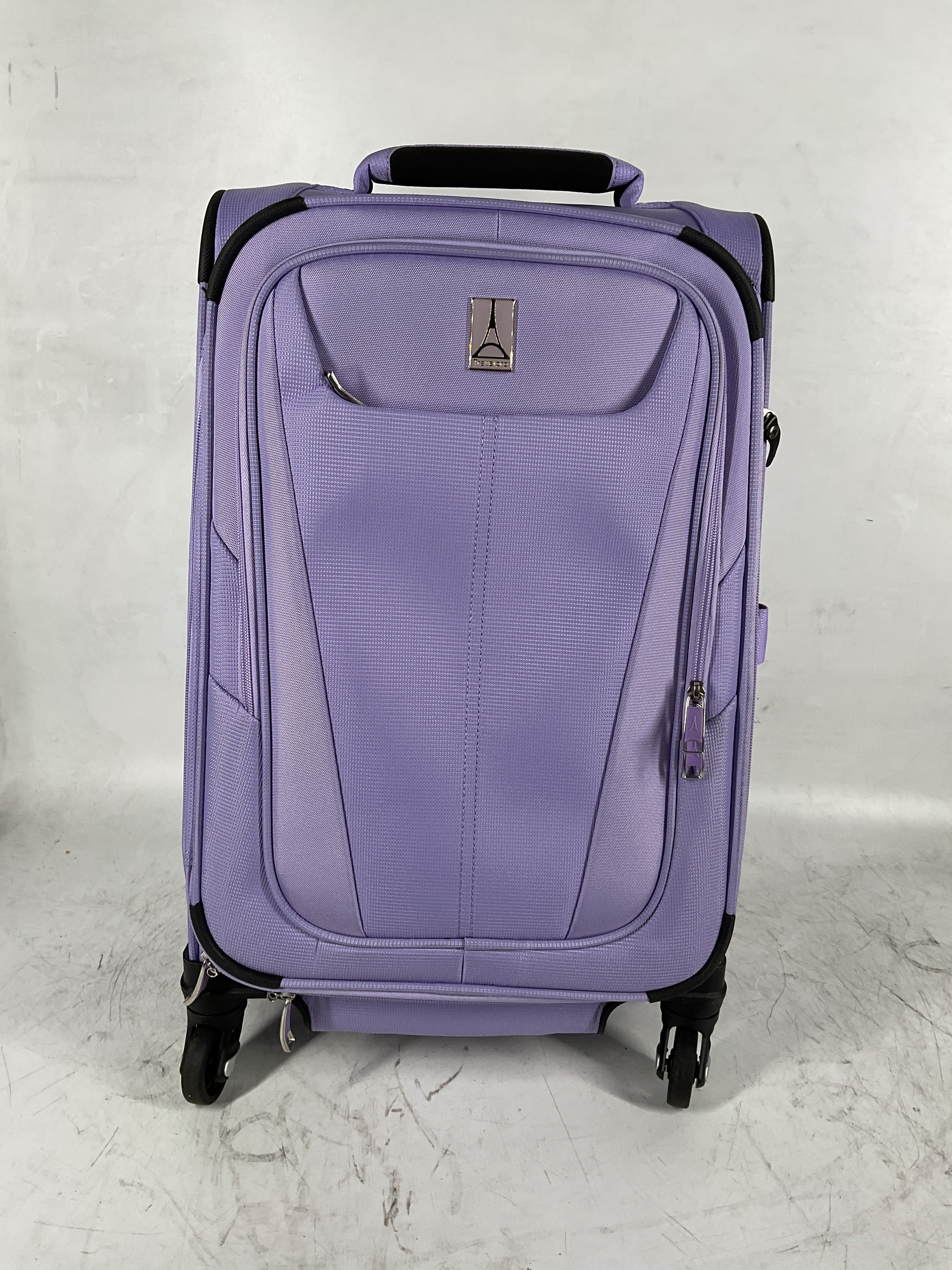 Travelpro Maxlite 5 Softside Expandable Luggage with 4 Spinner Wheels, Lightweight Suitcase, Men and Women ( Violet , Carry-on 21-Inch ) Violet Carry On 21 Inch U3