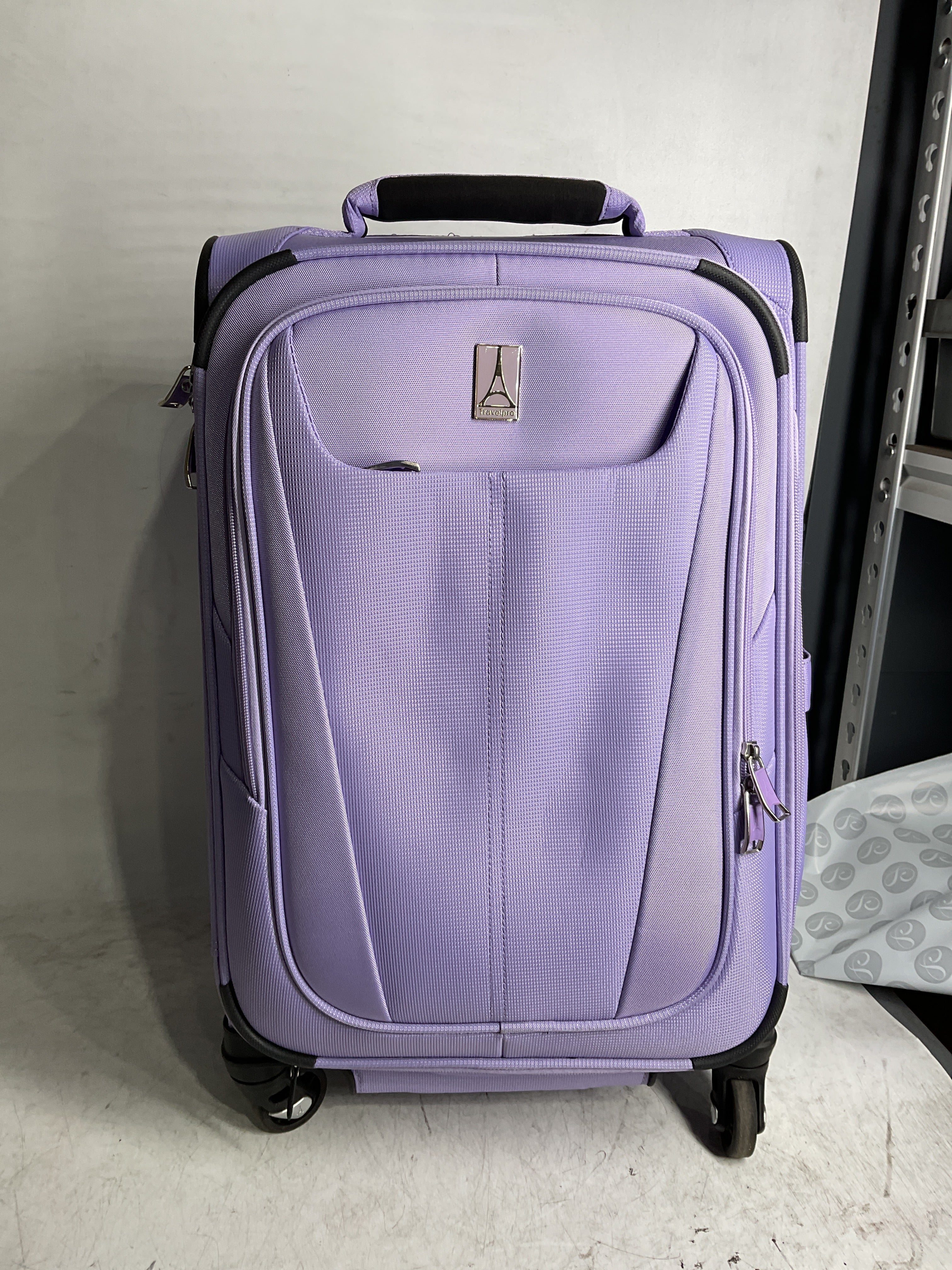 Travelpro Maxlite 5 Softside Expandable Luggage with 4 Spinner Wheels, Lightweight Suitcase, Men and Women ( Violet , Carry-on 21-Inch ) Violet Carry On 21 Inch U4