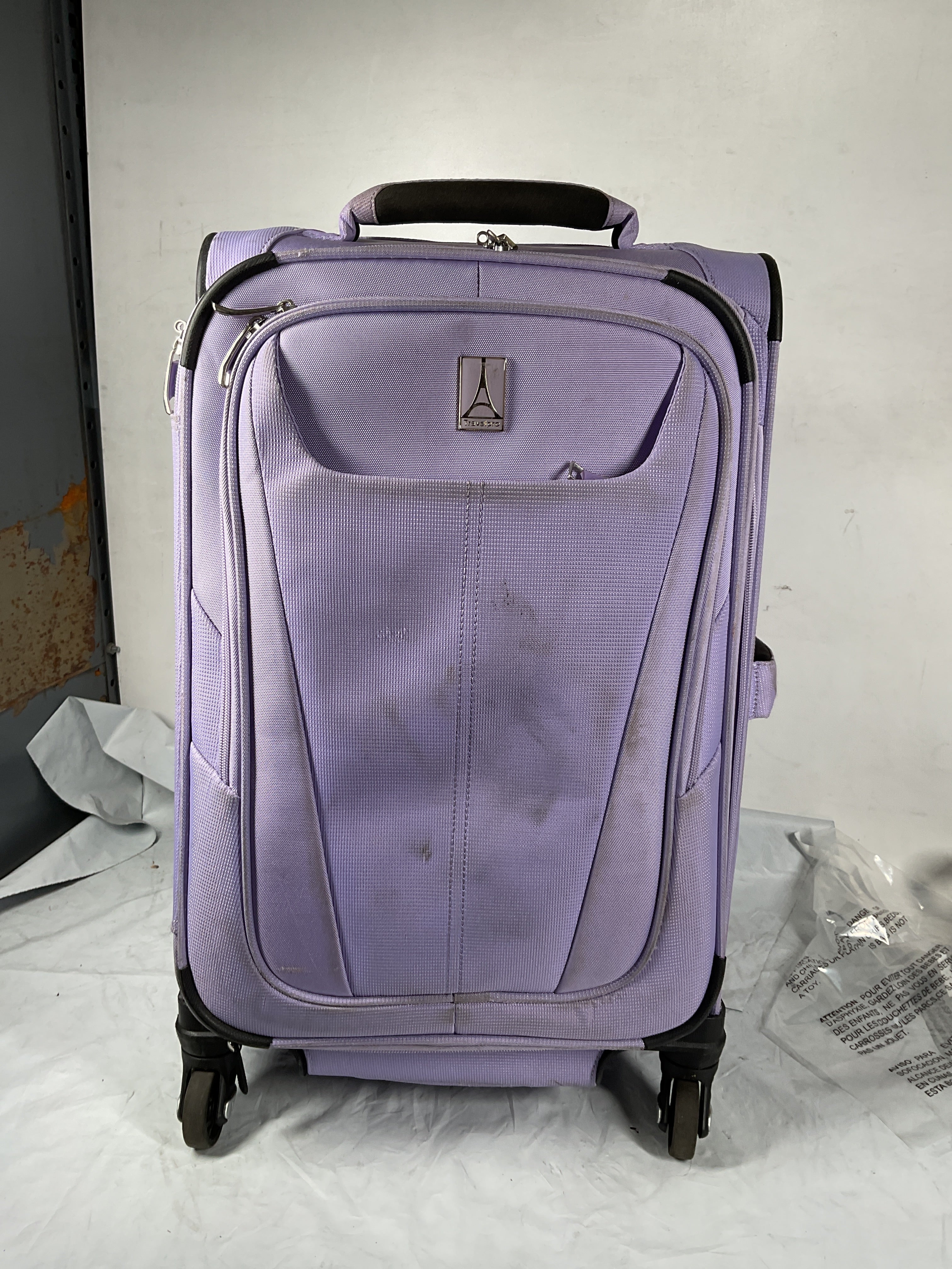 Travelpro Maxlite 5 Softside Expandable Luggage with 4 Spinner Wheels, Lightweight Suitcase, Men and Women ( Violet , Carry-on 21-Inch ) Violet Carry On 21 Inch U5