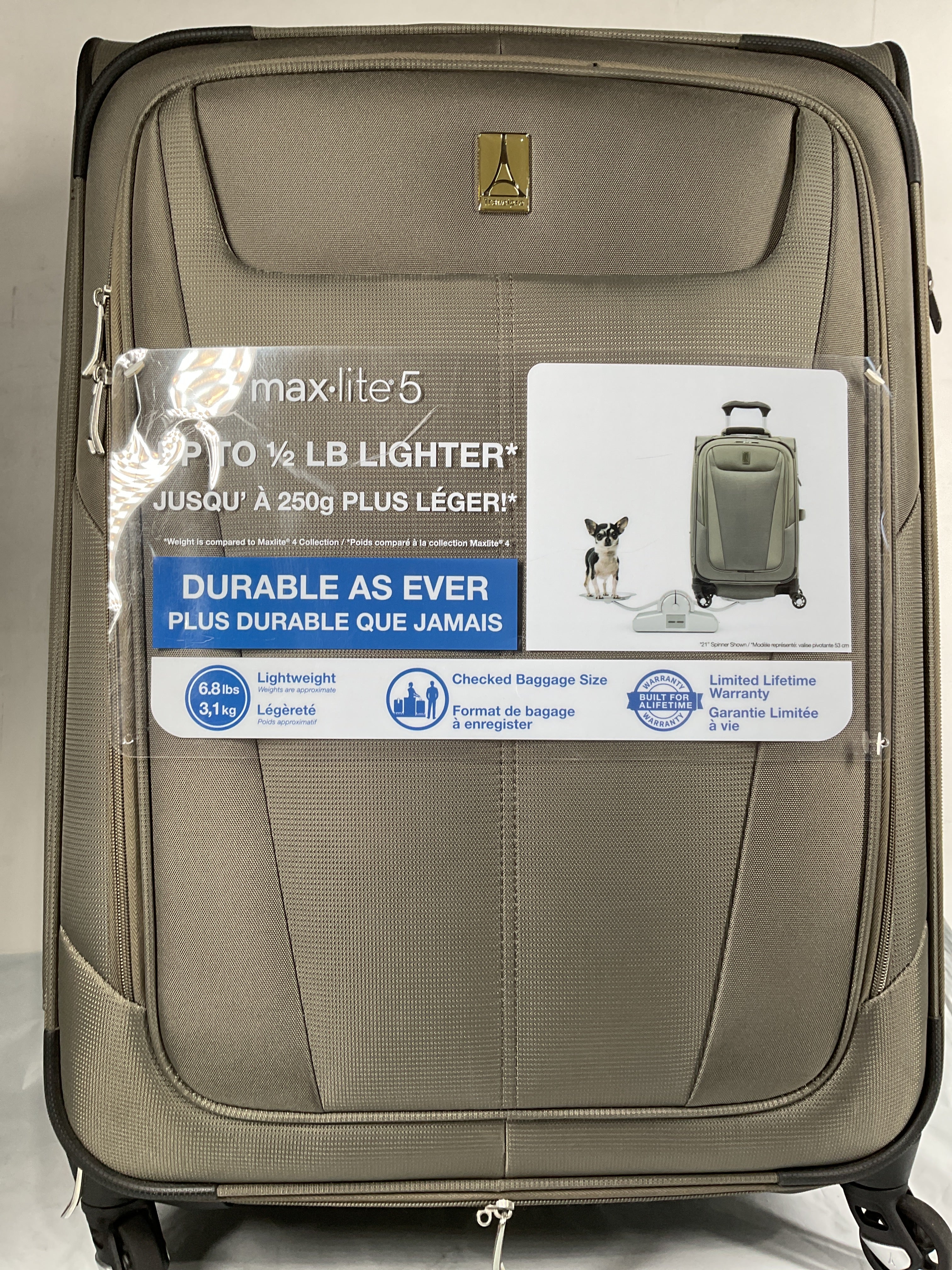 Travelpro Maxlite 5 Softside Expandable Luggage with 4 Spinner Wheels, Lightweight Suitcase, Men and Women ( Slate Green , Checked-Medium 25-Inch ) Slate Green Checked Medium 25 Inch U8