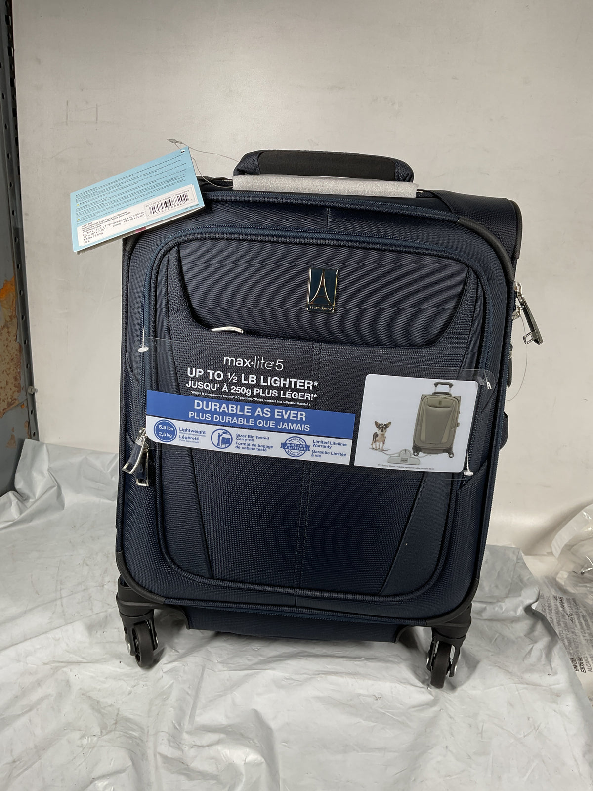 Travelpro MaxLite 5 Carry On Navy 20 In U1