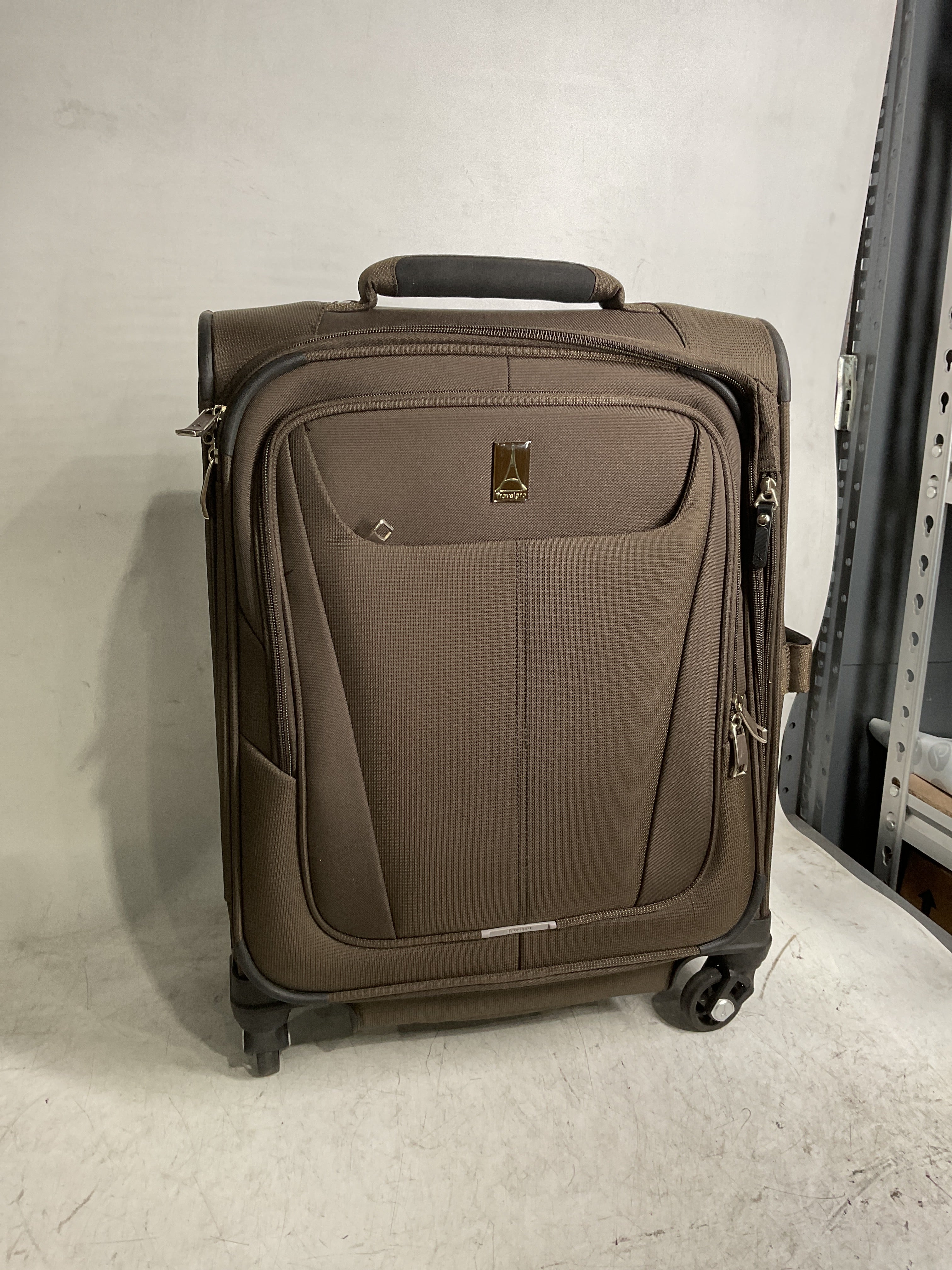 Travelpro Maxlite 5 Softside Expandable Luggage with 4 Spinner Wheels, Lightweight Suitcase, Men and Women ( Mocha , Carry-on 19-Inch ) Mocha Carry On 19 Inch U10