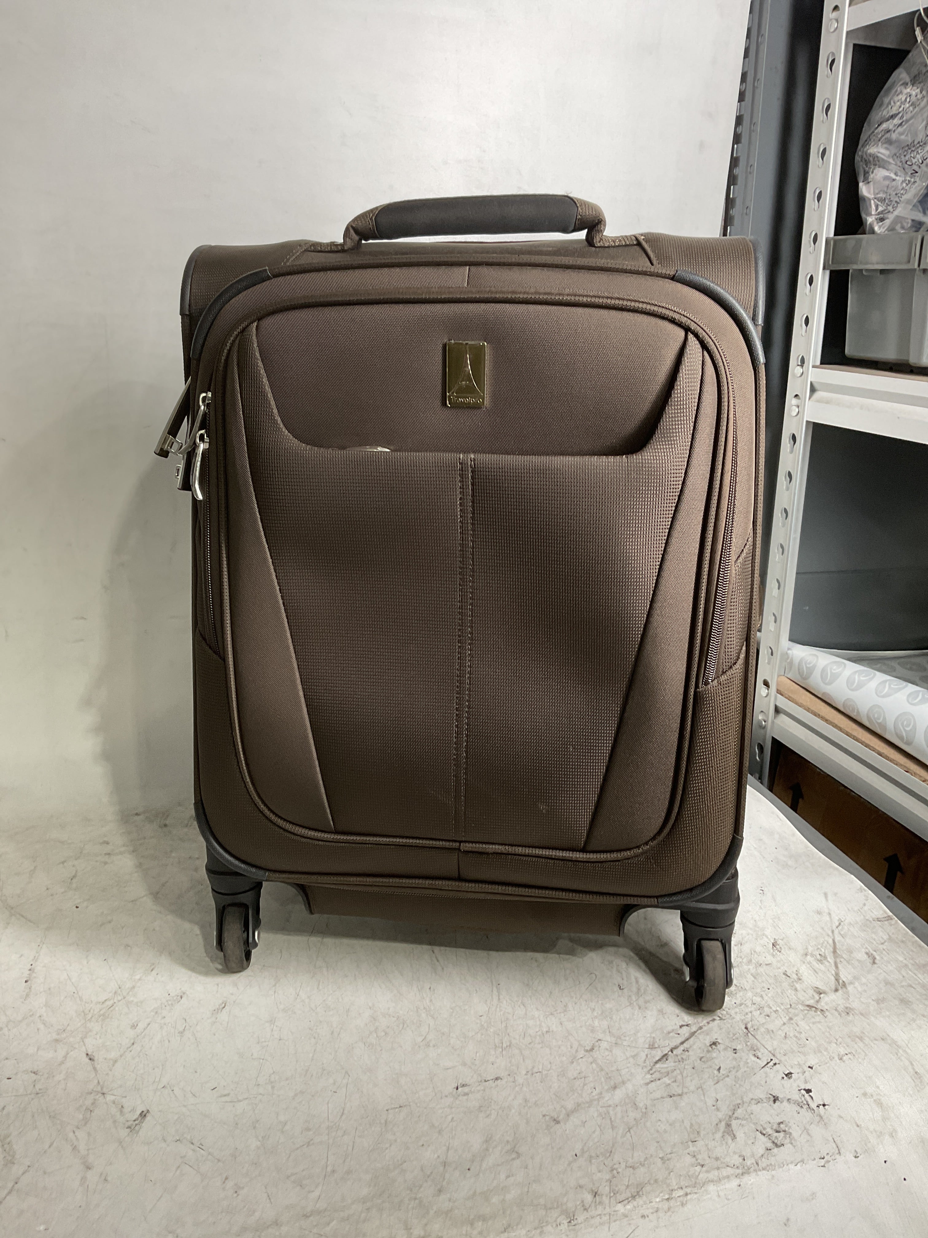 Travelpro Maxlite 5 Softside Expandable Luggage with 4 Spinner Wheels, Lightweight Suitcase, Men and Women ( Mocha , Carry-on 19-Inch ) Mocha Carry On 19 Inch U11