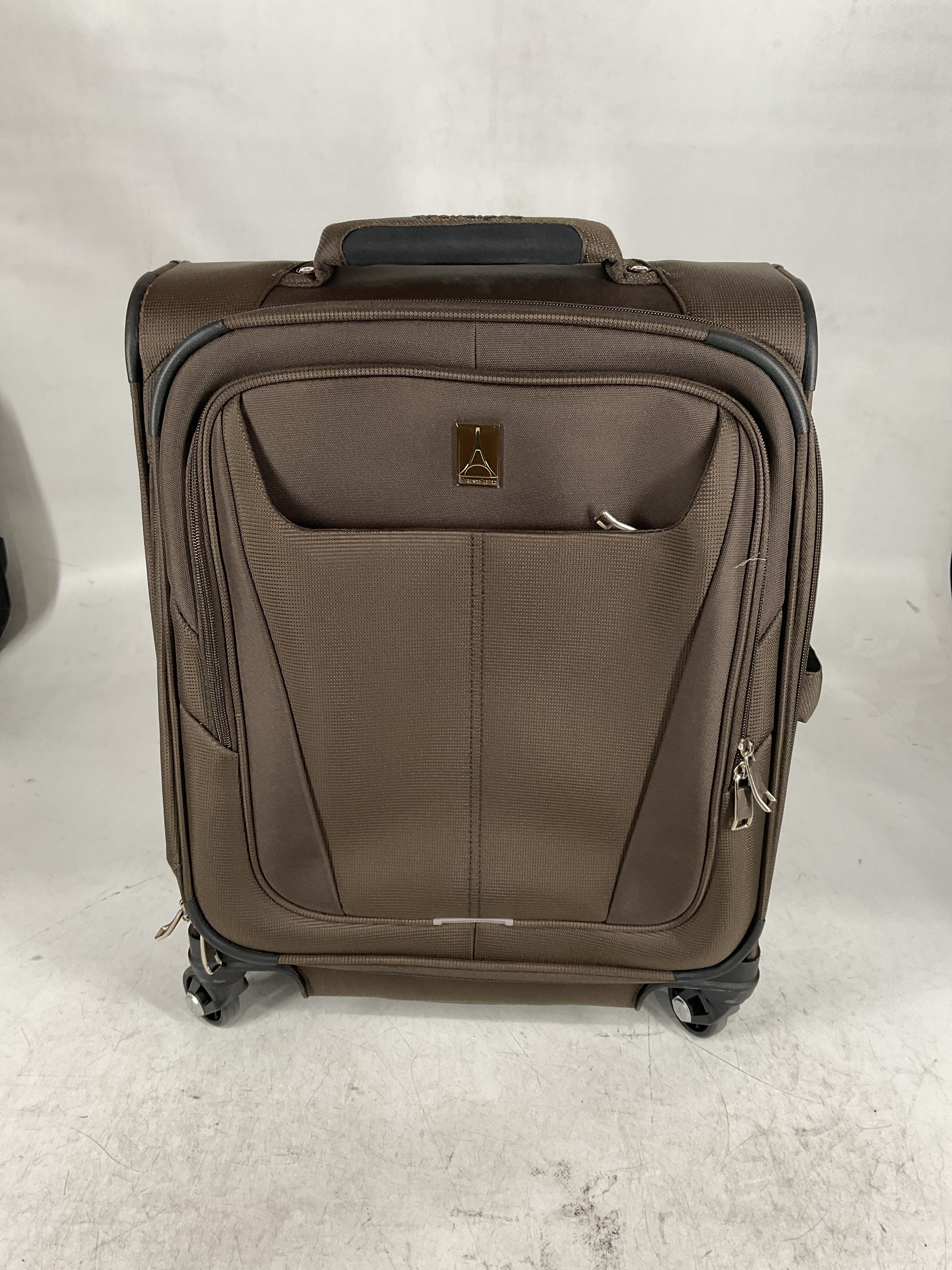 Travelpro Maxlite 5 Softside Expandable Luggage with 4 Spinner Wheels, Lightweight Suitcase, Men and Women Mocha Carry On 19 Inch U3