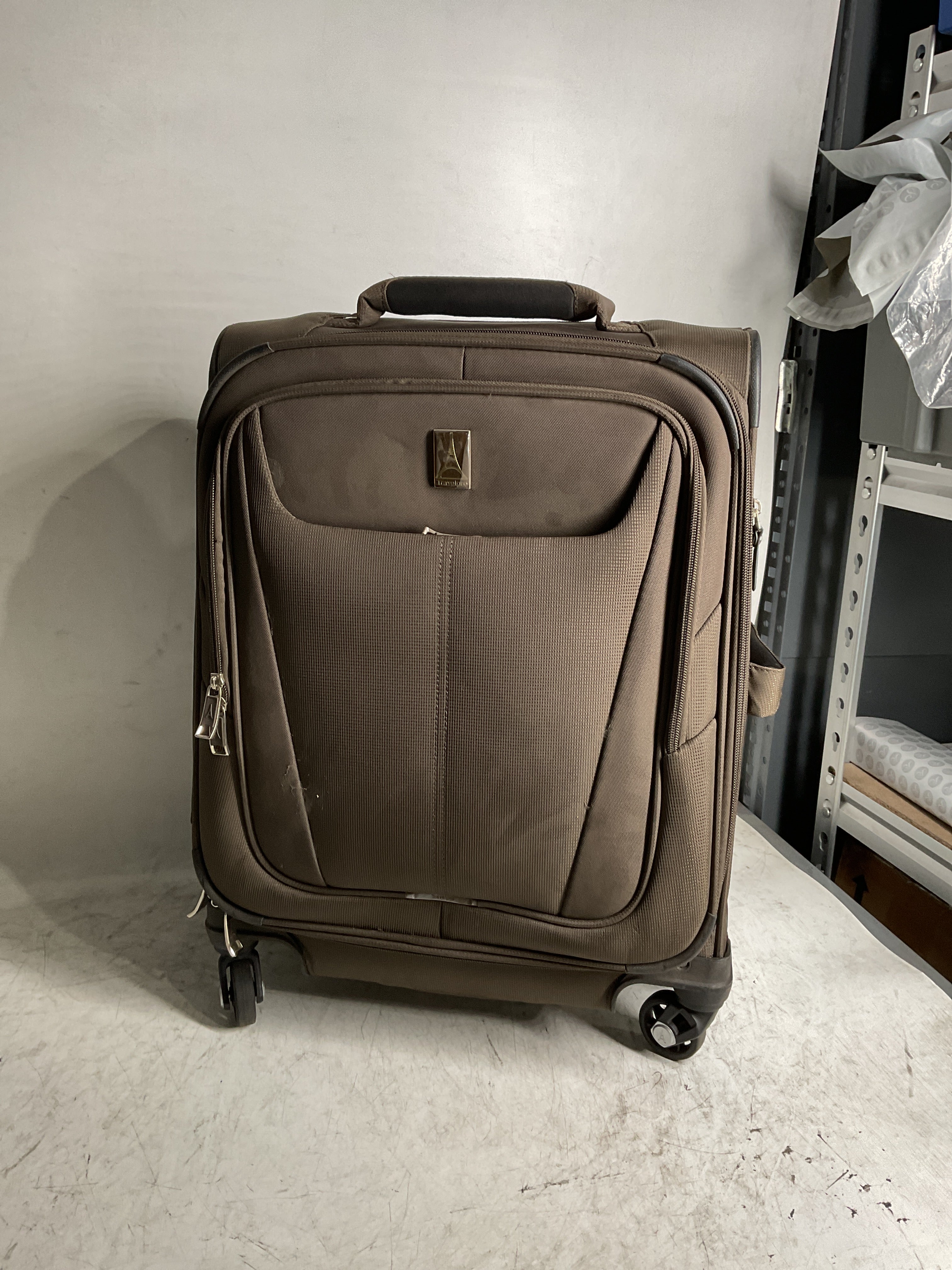 Travelpro Maxlite 5 Softside Expandable Luggage with 4 Spinner Wheels, Lightweight Suitcase, Men and Women ( Mocha , Carry-on 19-Inch ) Mocha Carry On 19 Inch U9