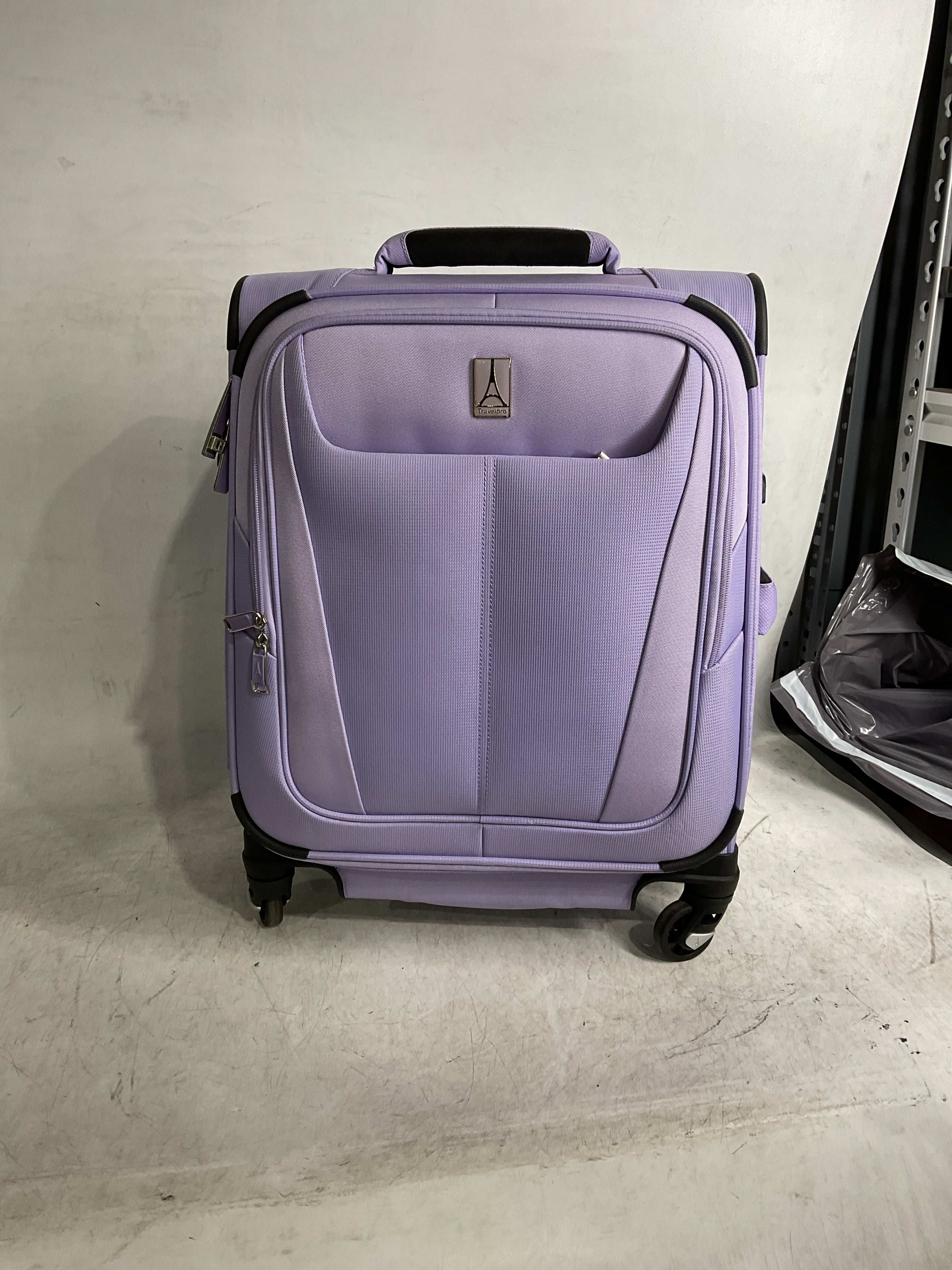 Travelpro Maxlite 5 Softside Expandable Luggage with 4 Spinner Wheels, Lightweight Suitcase, Men and Women ( Violet , Carry-on 19-Inch ) Violet Carry On 19 Inch U2