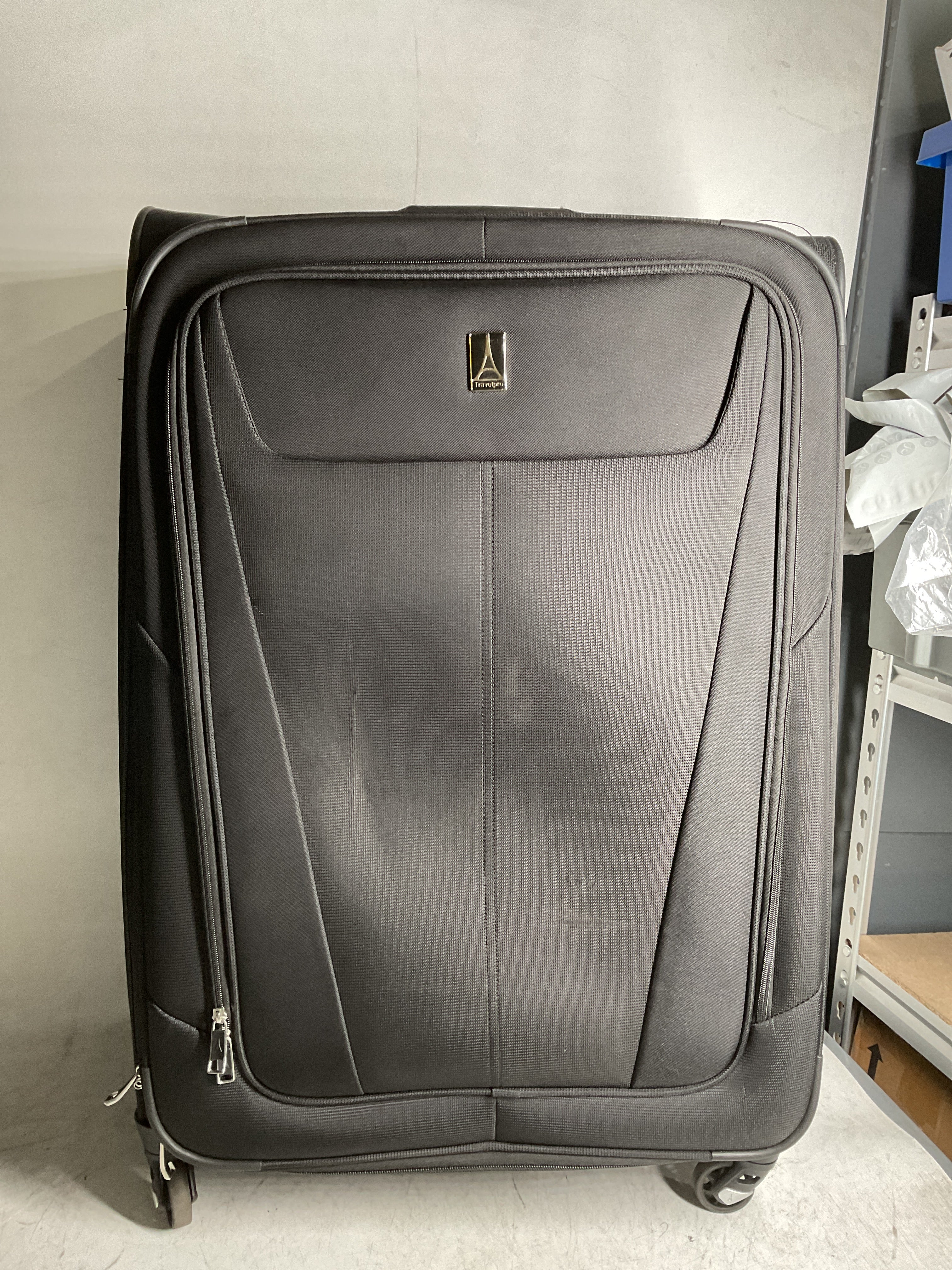 Travelpro Maxlite 5 Softside Expandable Luggage with 4 Spinner Wheels, Lightweight Suitcase, Men and Women ( Black , Checked-Large 29-Inch ) Black Checked Large 29 Inch U30