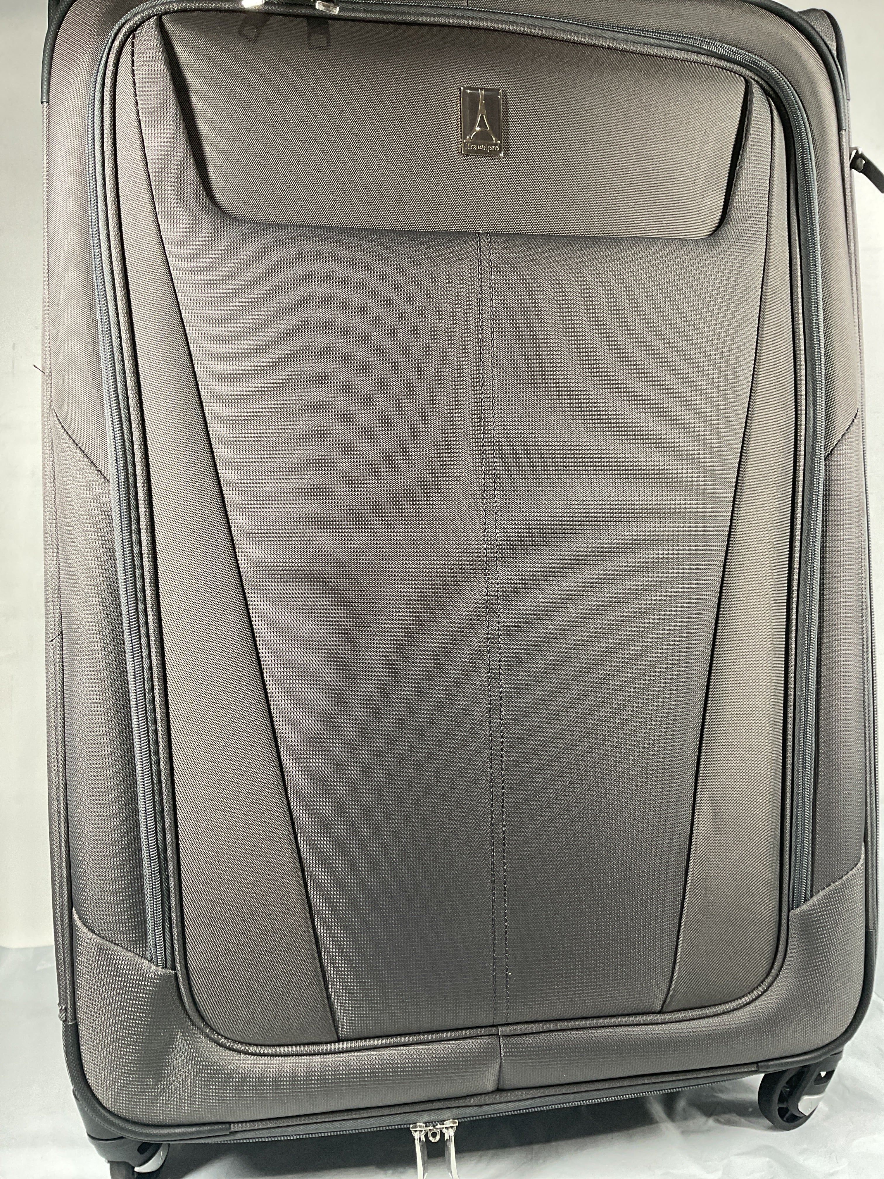 Travelpro Maxlite 5 Softside Expandable Luggage with 4 Spinner Wheels, Lightweight Suitcase, Men and Women ( Shadow Grey , Checked-Large 29-Inch ) Shadow Grey Checked Large 29 Inch U15