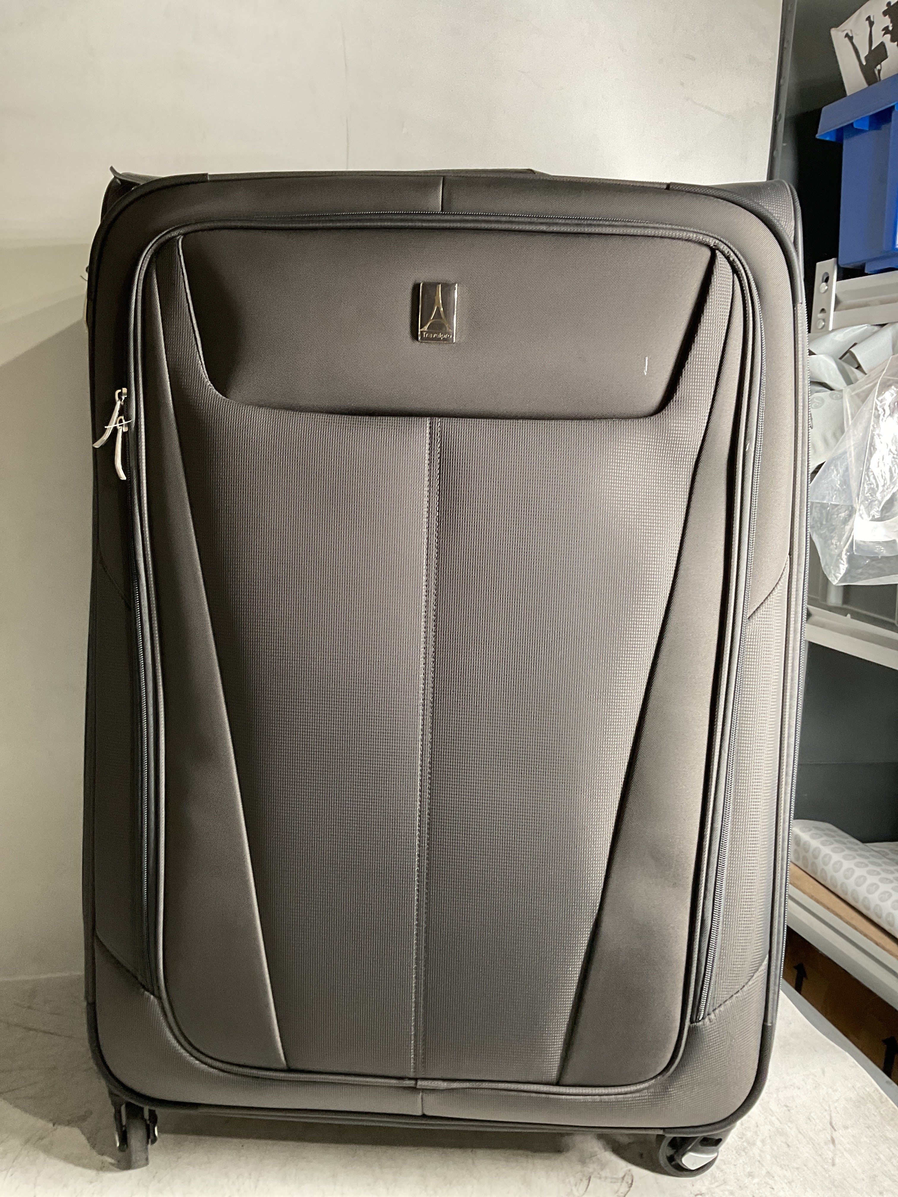 Travelpro Maxlite 5 Softside Expandable Luggage with 4 Spinner Wheels, Lightweight Suitcase, Men and Women ( Shadow Grey , Checked-Large 29-Inch ) Shadow Grey Checked Large 29 Inch U7