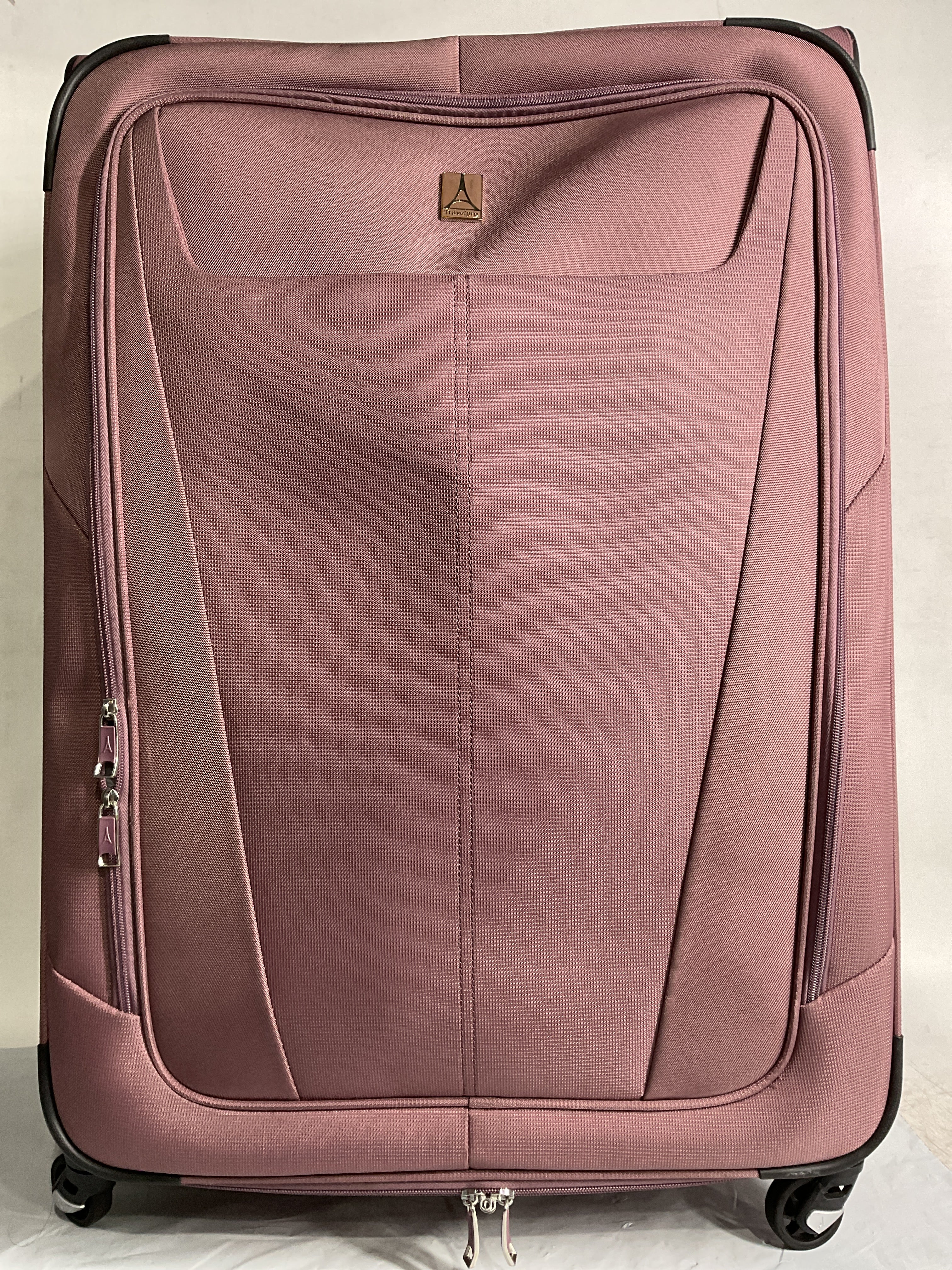 Travelpro Maxlite 5 Softside Expandable Luggage with 4 Spinner Wheels, Lightweight Suitcase, Men and Women ( Dusty Rose Pink , Checked-Large 29-Inch ) Dusty Rose Pink Checked Large 29 Inch U9