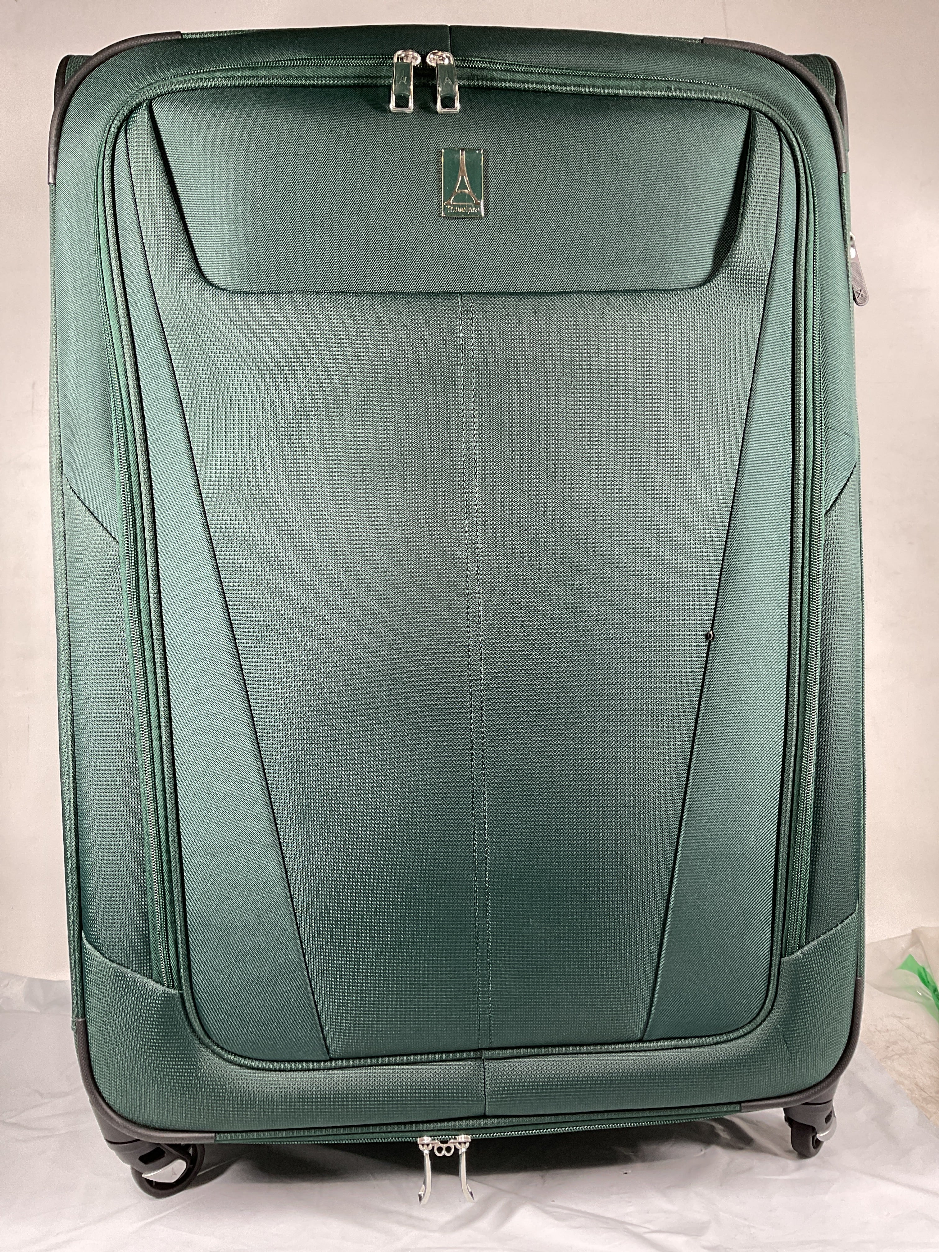 Travelpro Maxlite 5 Softside Expandable Luggage with 4 Spinner Wheels, Lightweight Suitcase, Men and Women ( Green Forest , Checked-Large 29-Inch ) Green Forest Checked Large 29 Inch U13