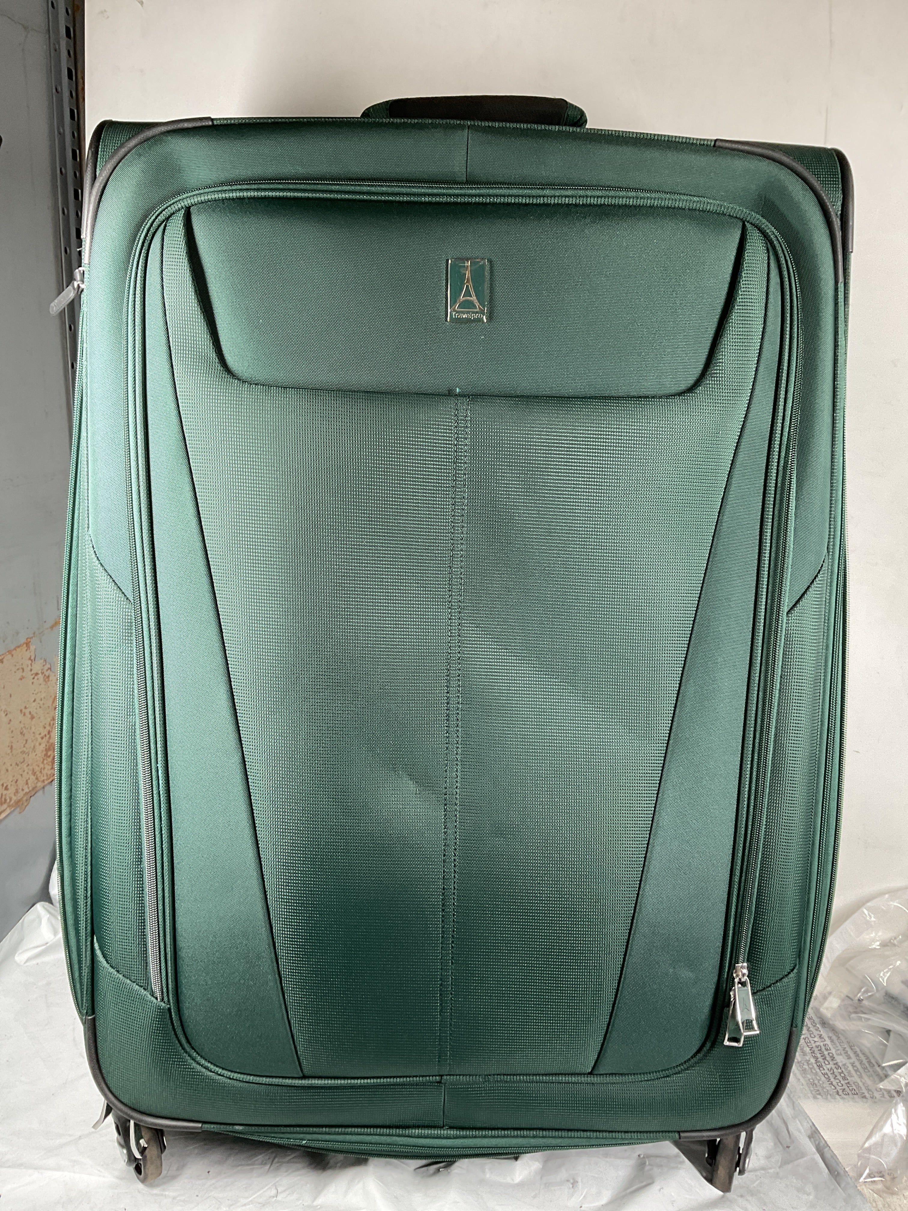Travelpro Maxlite 5 Softside Expandable Luggage with 4 Spinner Wheels, Lightweight Suitcase, Men and Women ( Green Forest , Checked-Large 29-Inch ) Green Forest Checked Large 29 Inch U18