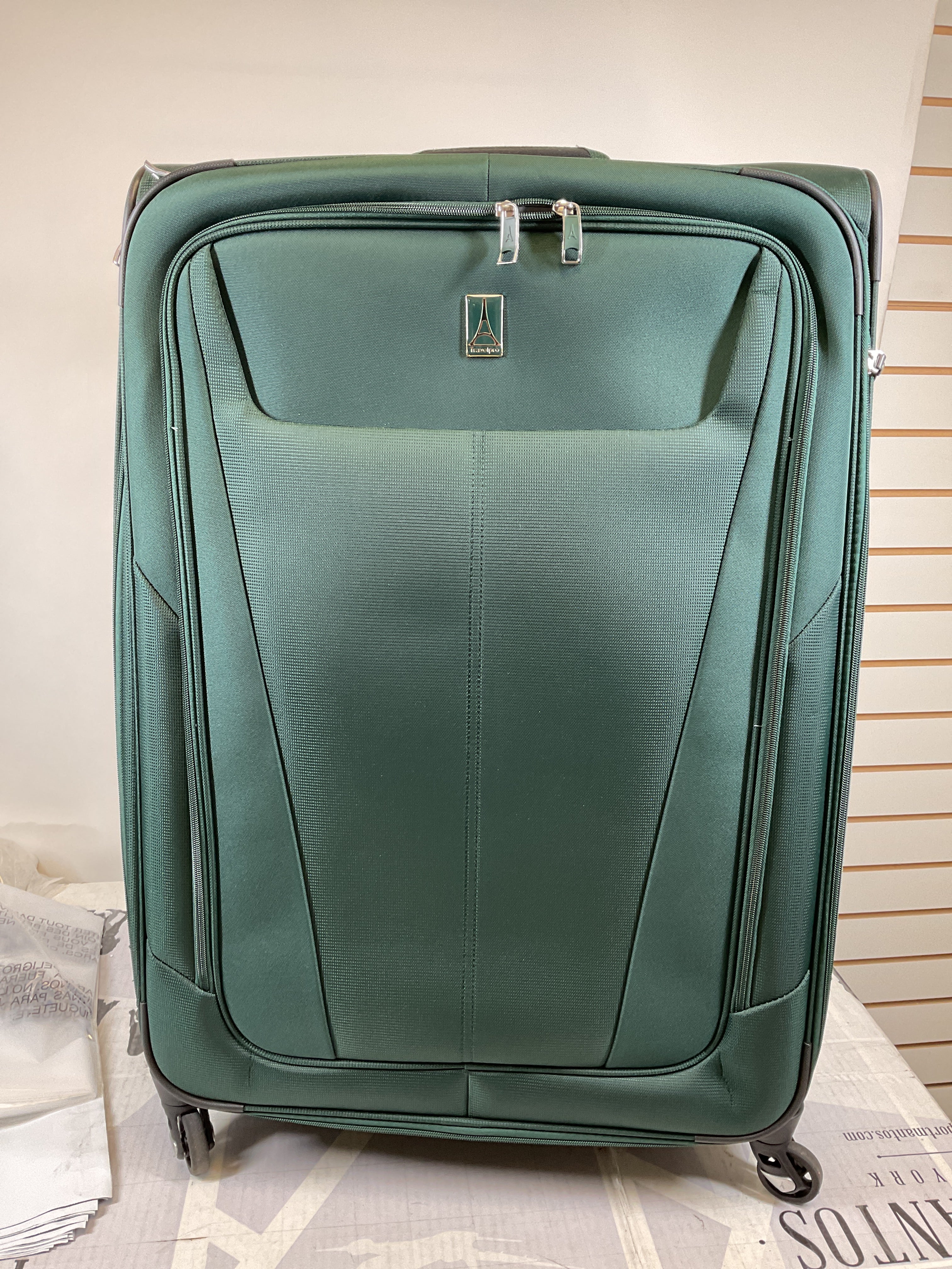 Travelpro Maxlite 5 Softside Expandable Luggage with 4 Spinner Wheels, Lightweight Suitcase, Men and Women ( Green Forest , Checked-Large 29-Inch ) Green Forest Checked Large 29 Inch U20