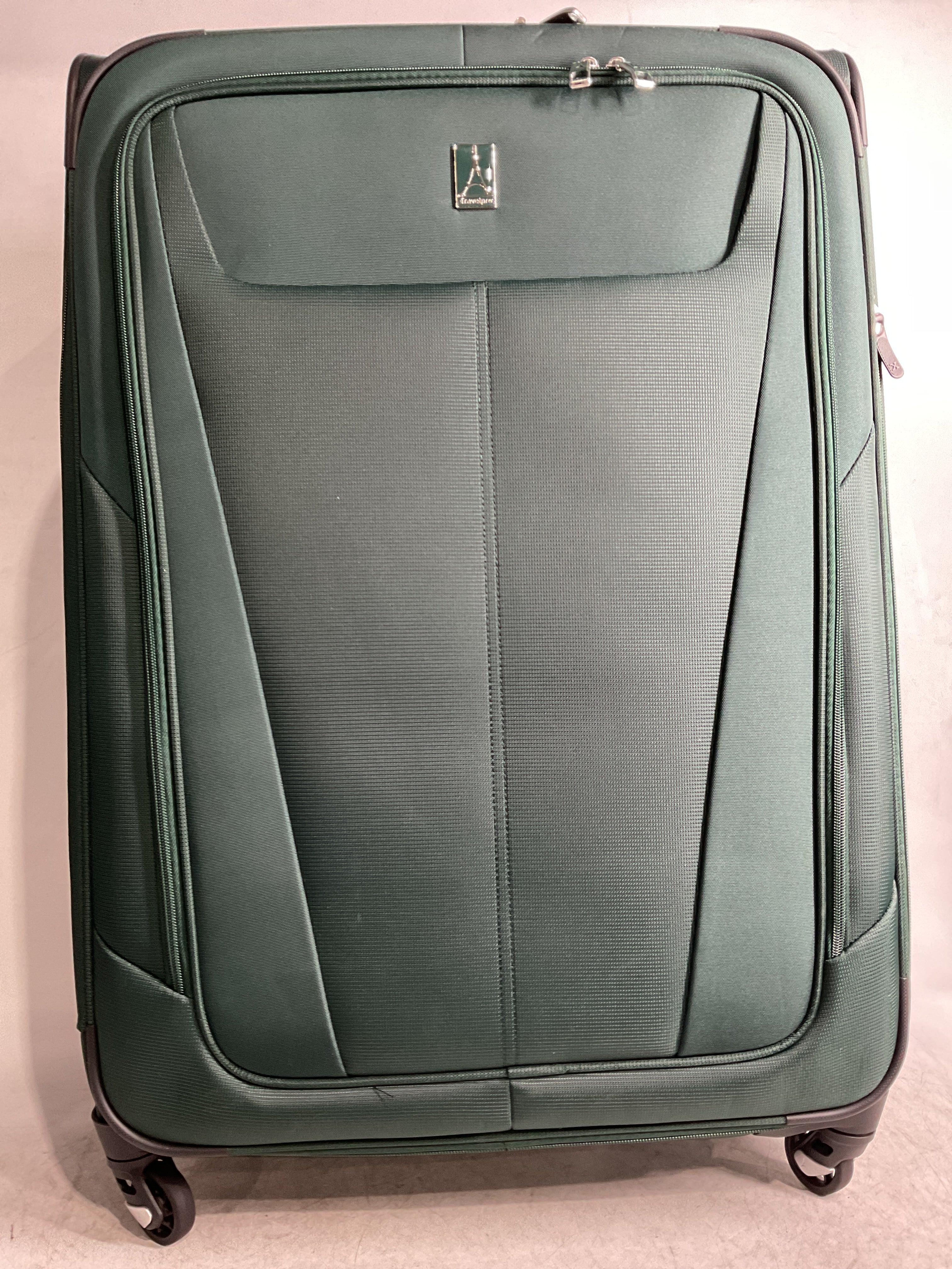 Travelpro Maxlite 5 Softside Expandable Luggage with 4 Spinner Wheels, Lightweight Suitcase, Men and Women ( Green Forest , Checked-Large 29-Inch ) Green Forest Checked Large 29 Inch U7