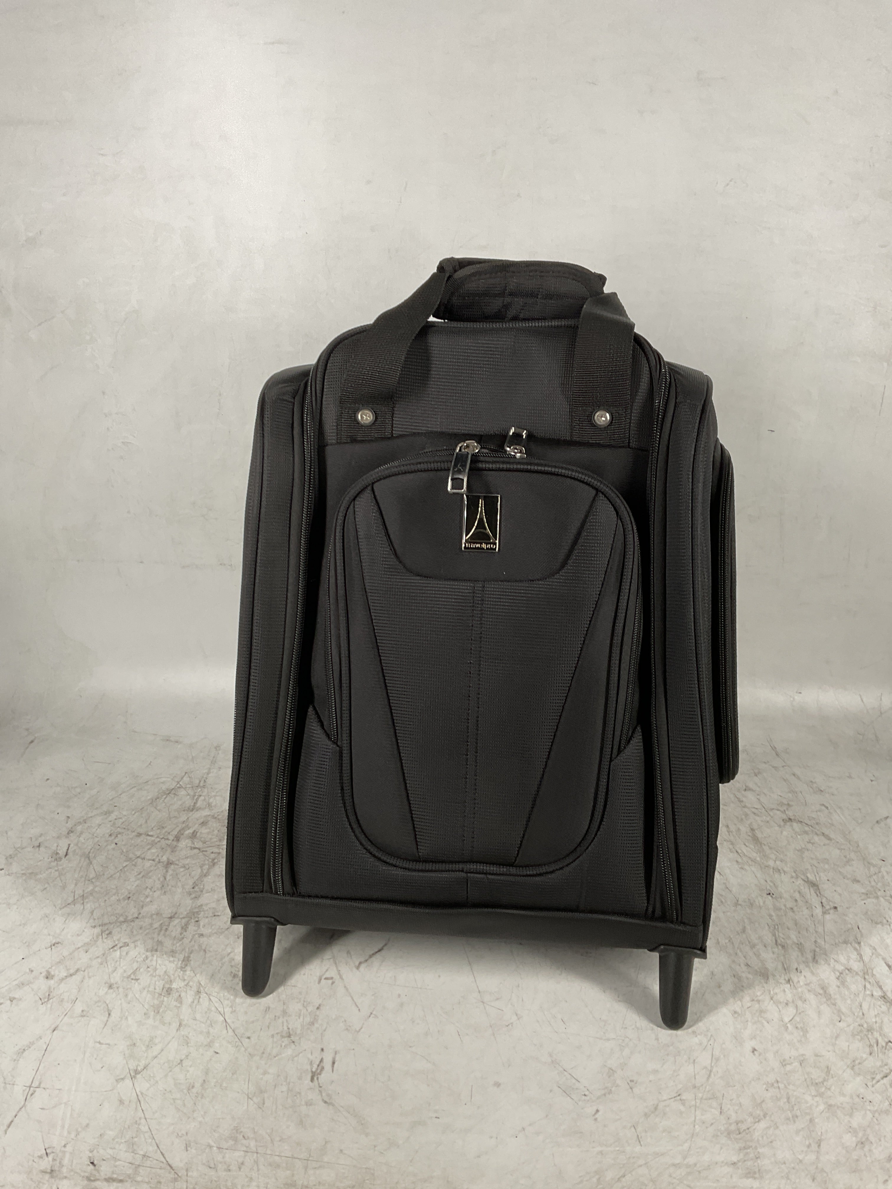 Travelpro Luggage Maxlite 5 Softside Lightweight Rolling Underseat Compact Carry on Upright 2 Wheel Bag, Men and Women ( Black , 15-Inch ) Black 15 Inch U22