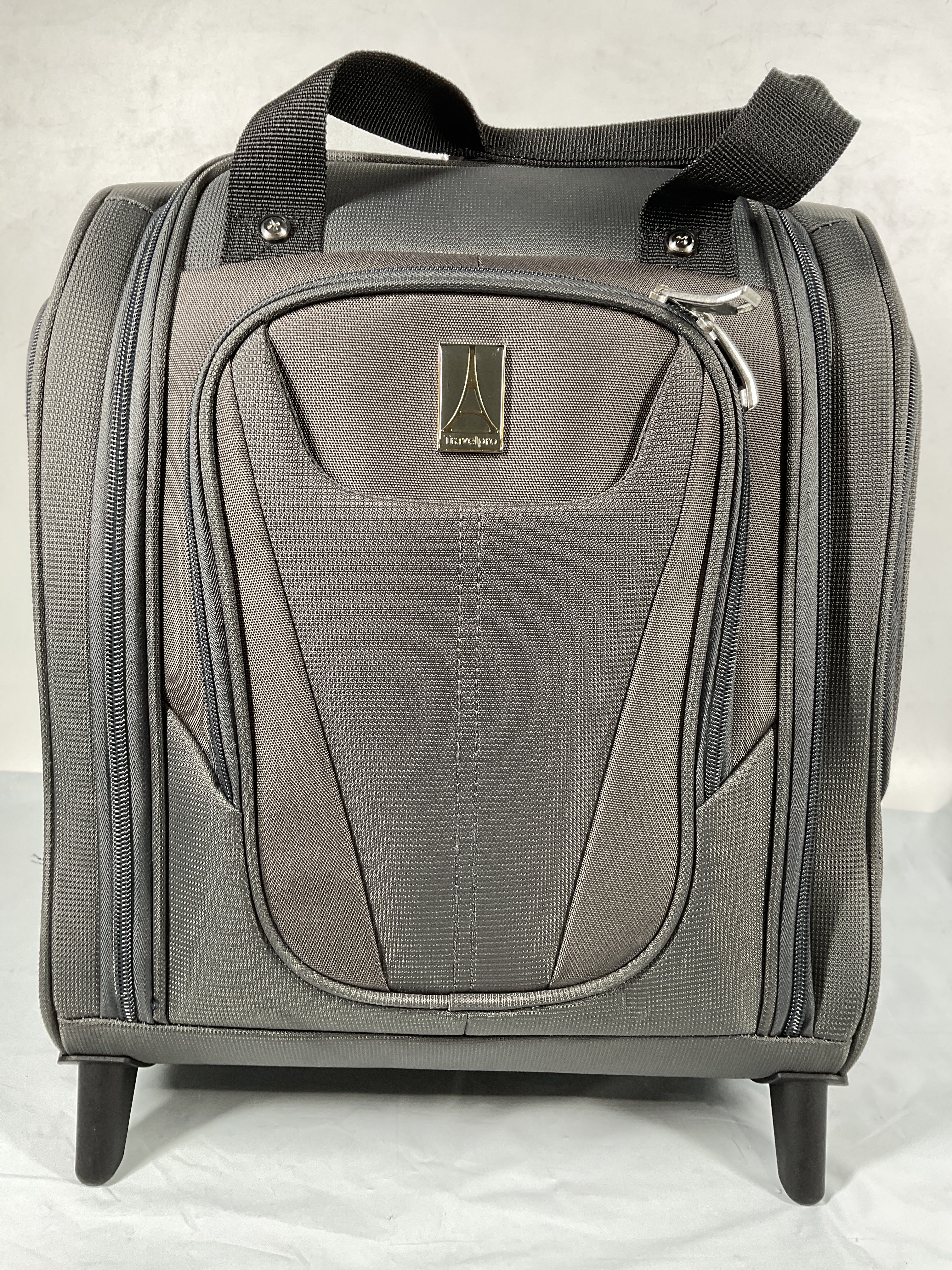 Travelpro Luggage Maxlite 5 Softside Lightweight Rolling Underseat Compact Carry on Upright 2 Wheel Bag, Men and Women ( Shadow Grey , 15-Inch ) Shadow Grey 15 Inch U11