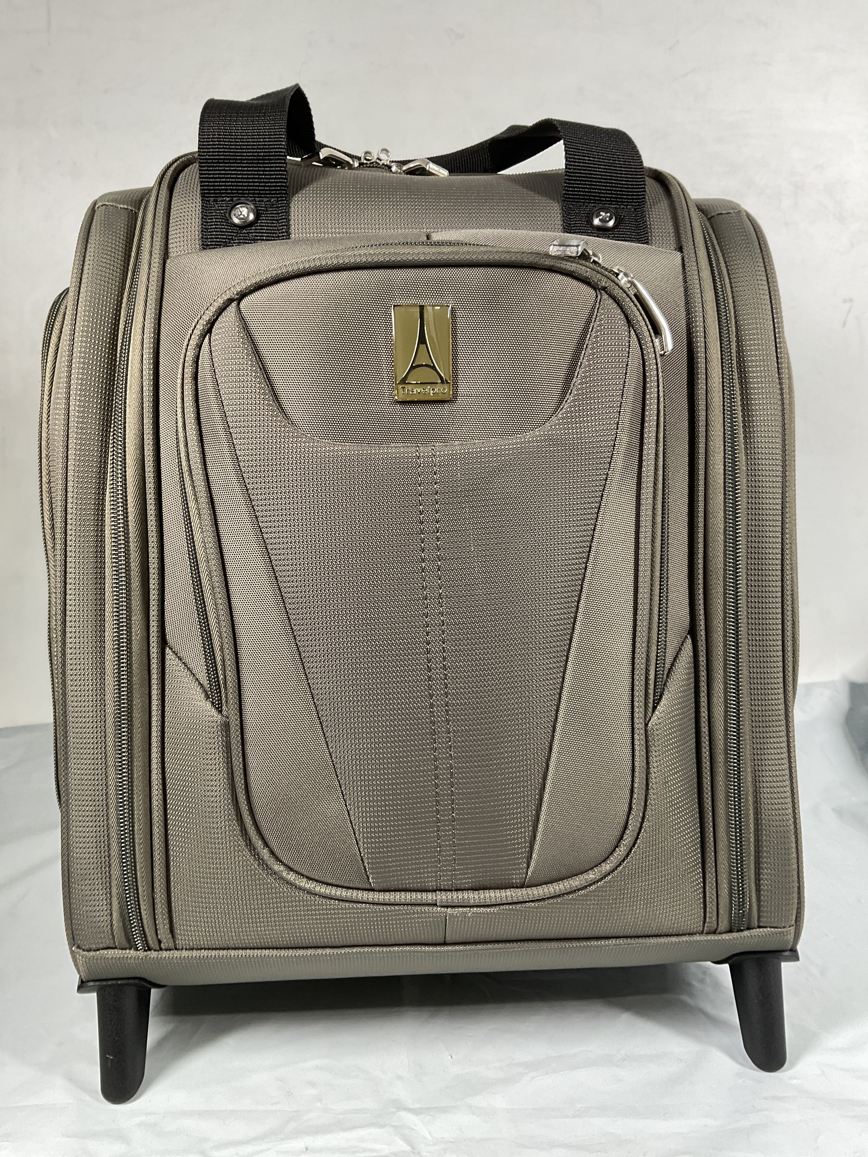 Travelpro Luggage Maxlite 5 Softside Lightweight Rolling Underseat Compact Carry on Upright 2 Wheel Bag, Men and Women ( Slate Green , 15-Inch ) Slate Green 15 Inch U12