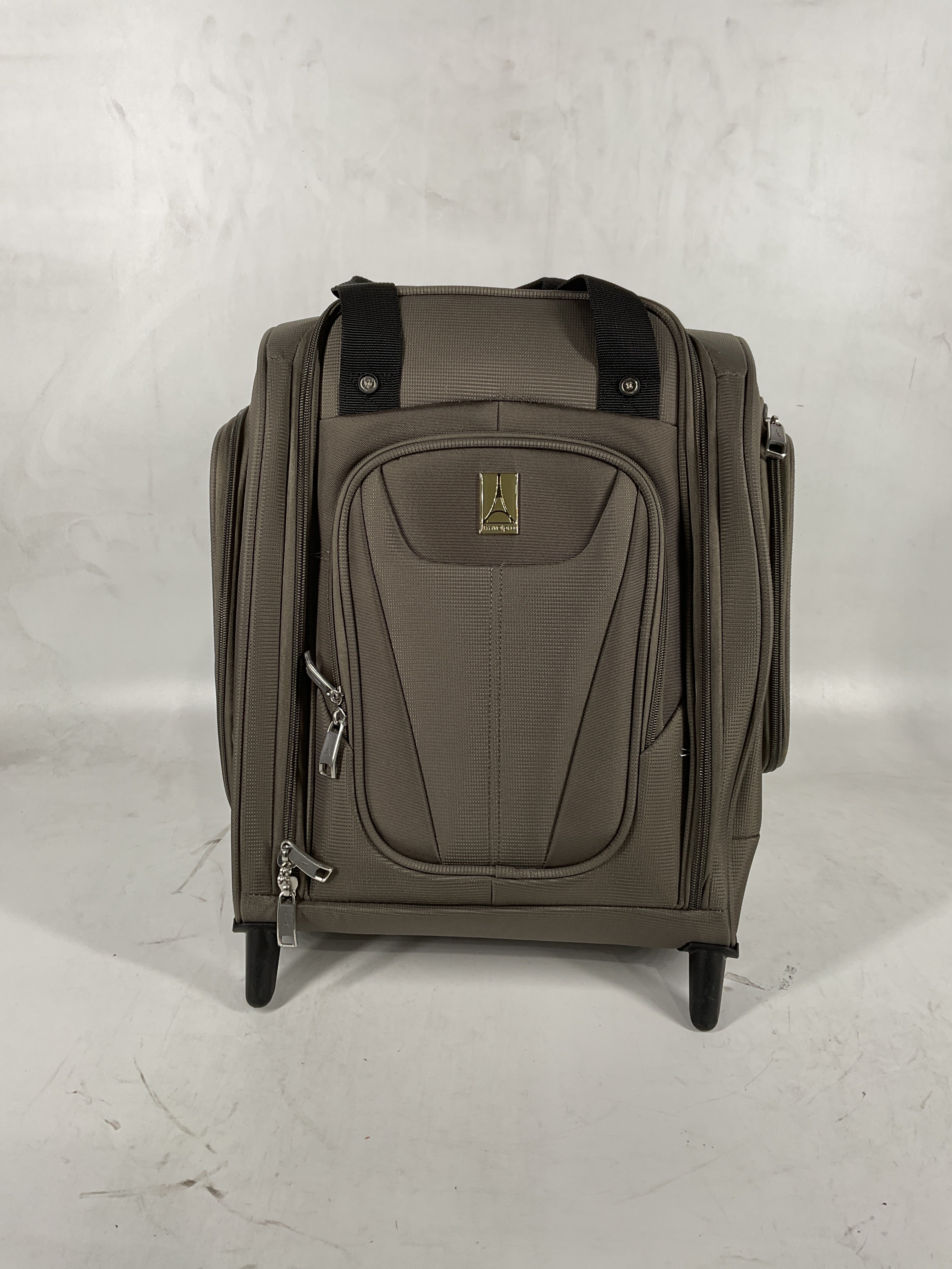 Travelpro Luggage Maxlite 5 Softside Lightweight Rolling Underseat Compact Carry on Upright 2 Wheel Bag, Men and Women Slate Green 15 Inch U6