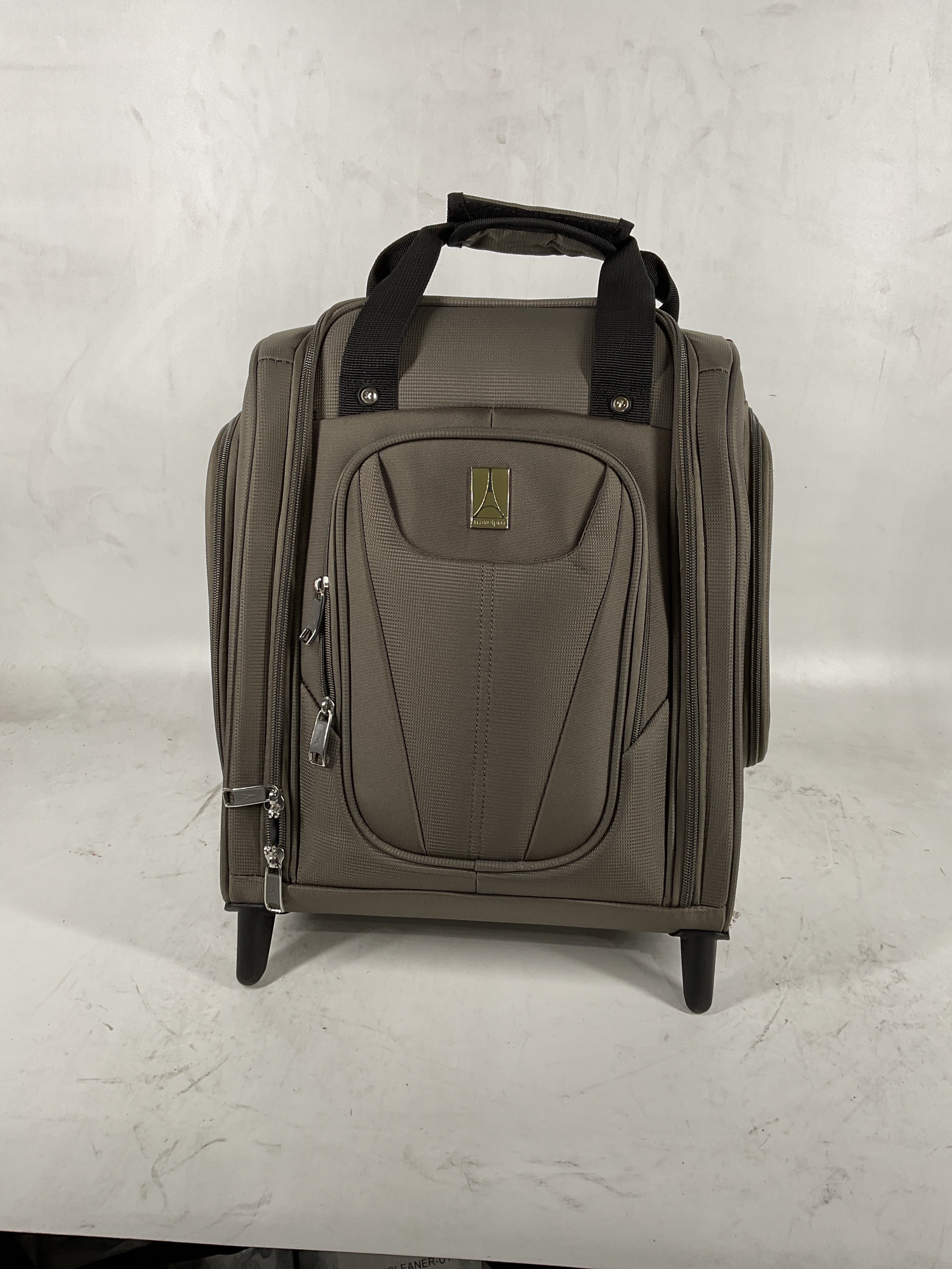 Travelpro Luggage Maxlite 5 Softside Lightweight Rolling Underseat Compact Carry on Upright 2 Wheel Bag, Men and Women Slate Green 15 Inch U8