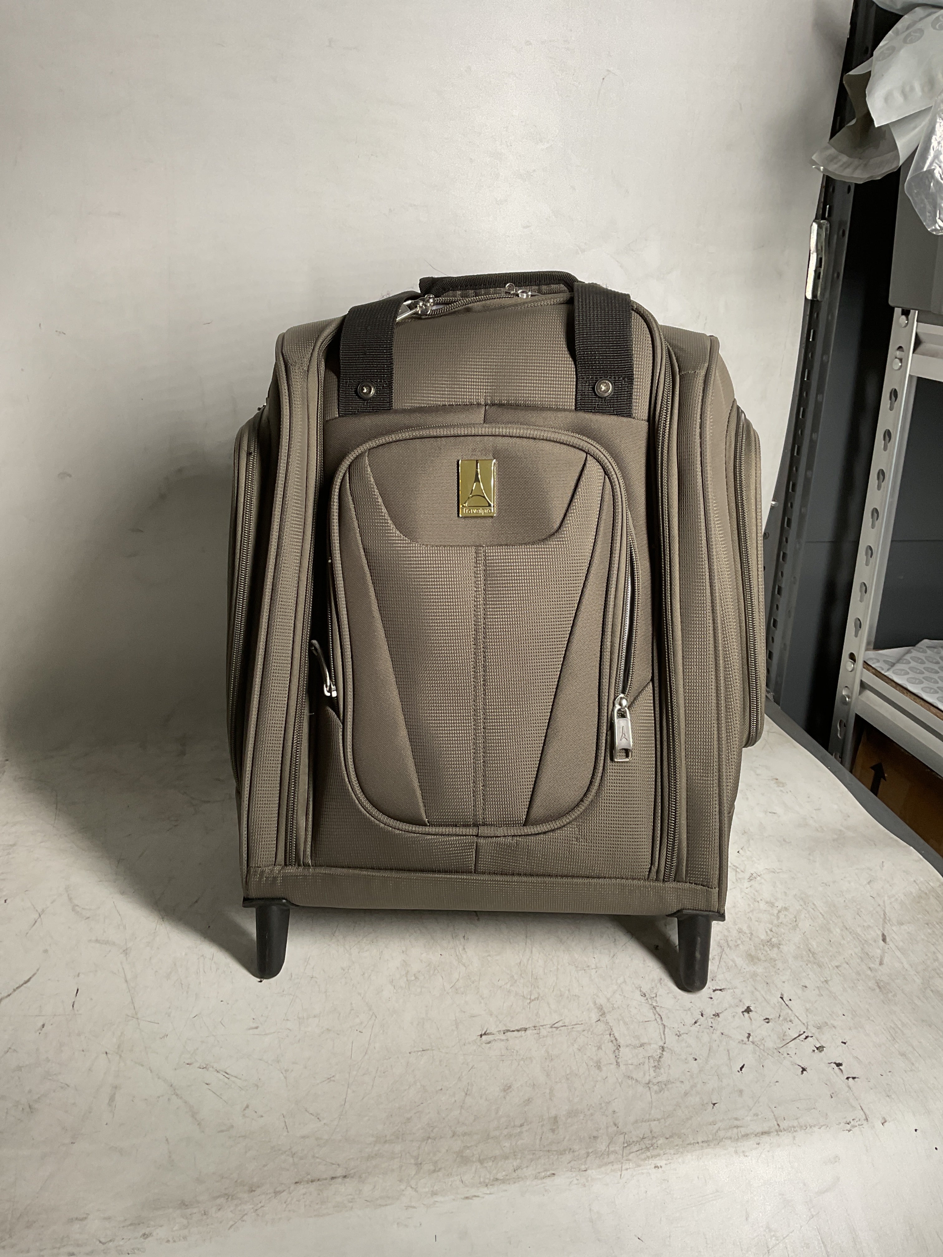 Travelpro Luggage Maxlite 5 Softside Lightweight Rolling Underseat Compact Carry on Upright 2 Wheel Bag, Men and Women ( Slate Green , 15-Inch ) Slate Green 15 Inch U9